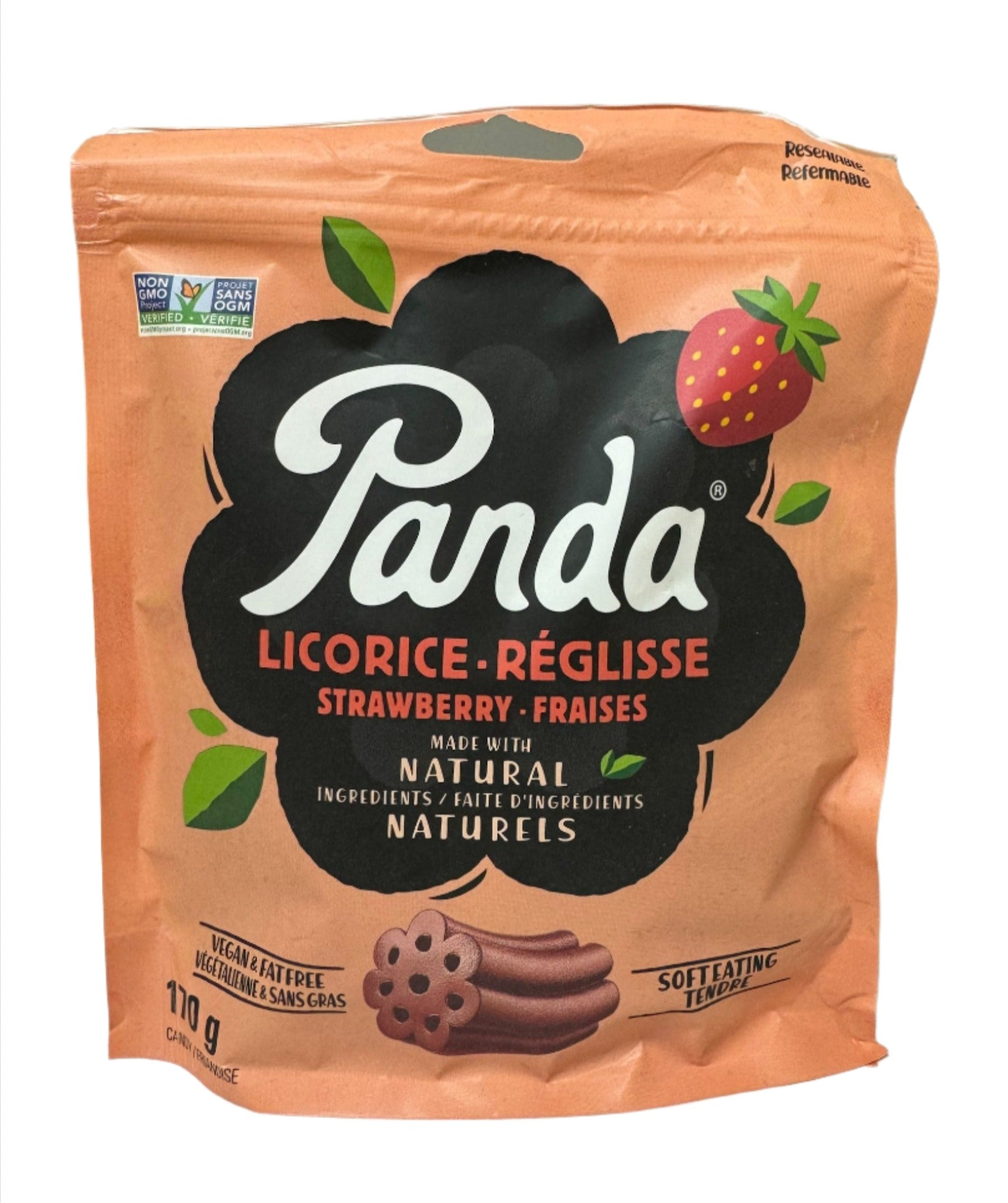 Panda Natural Strawberry Licorice