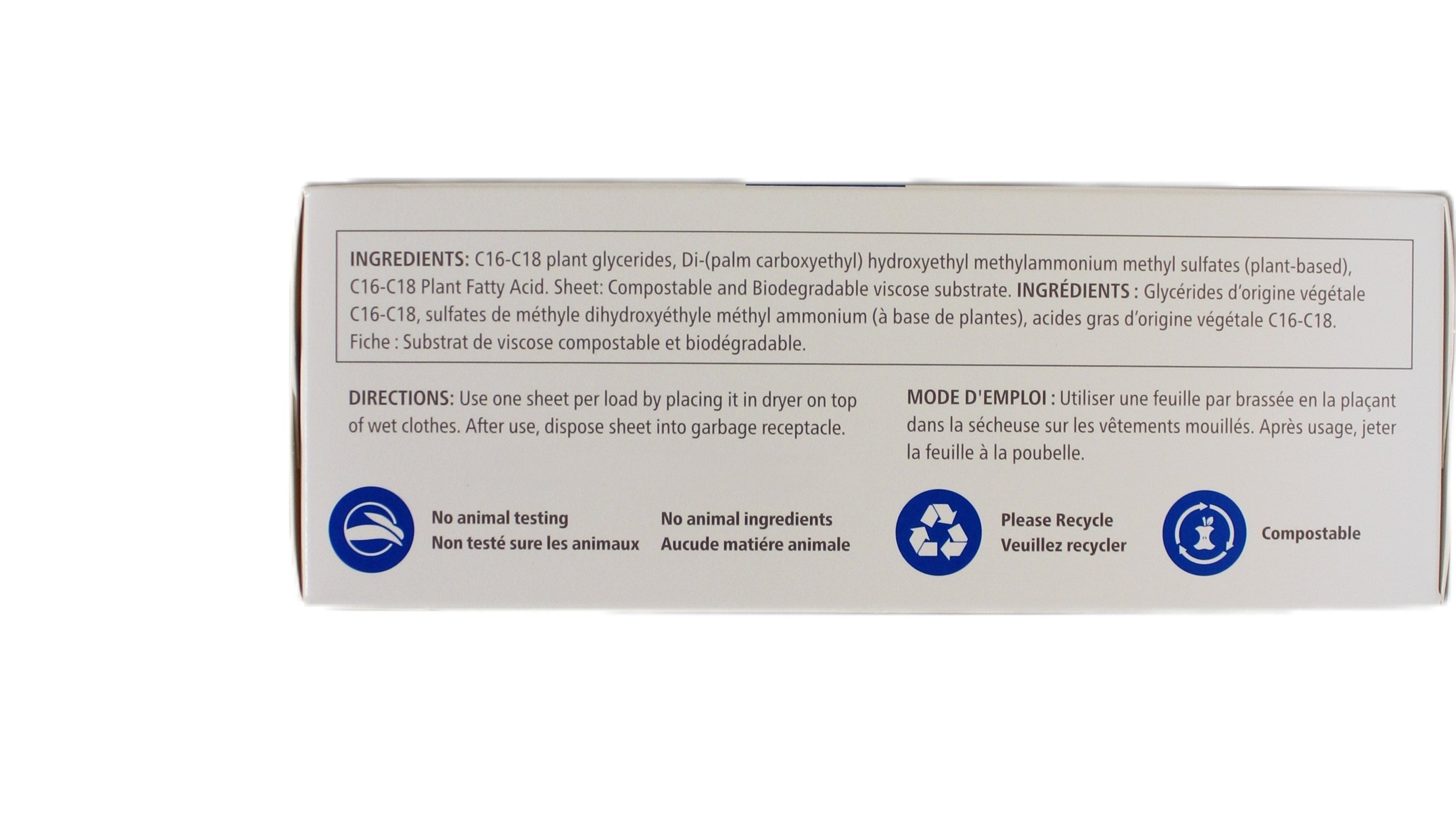 Fragrance-Free Dryer Sheets