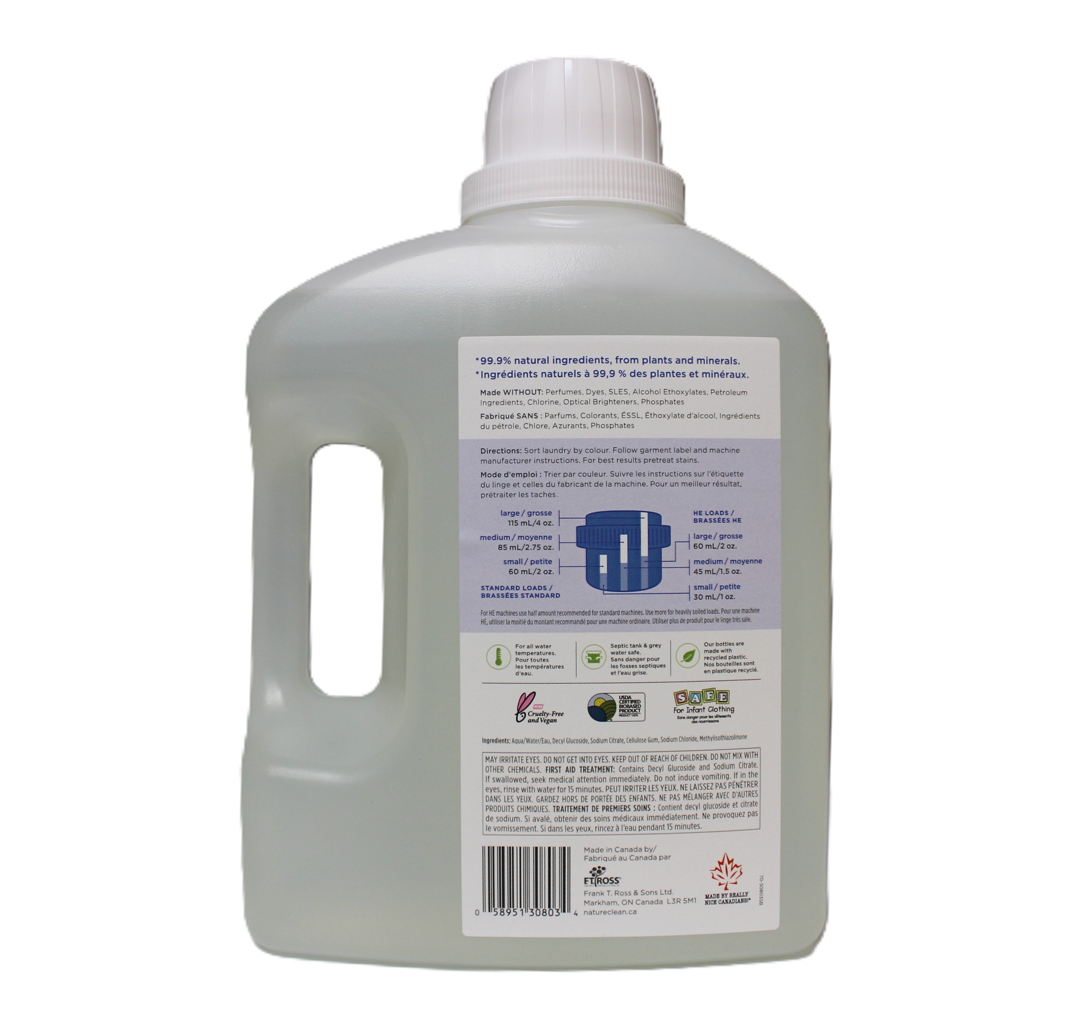 Nature Clean Unscented Laundry Liquid