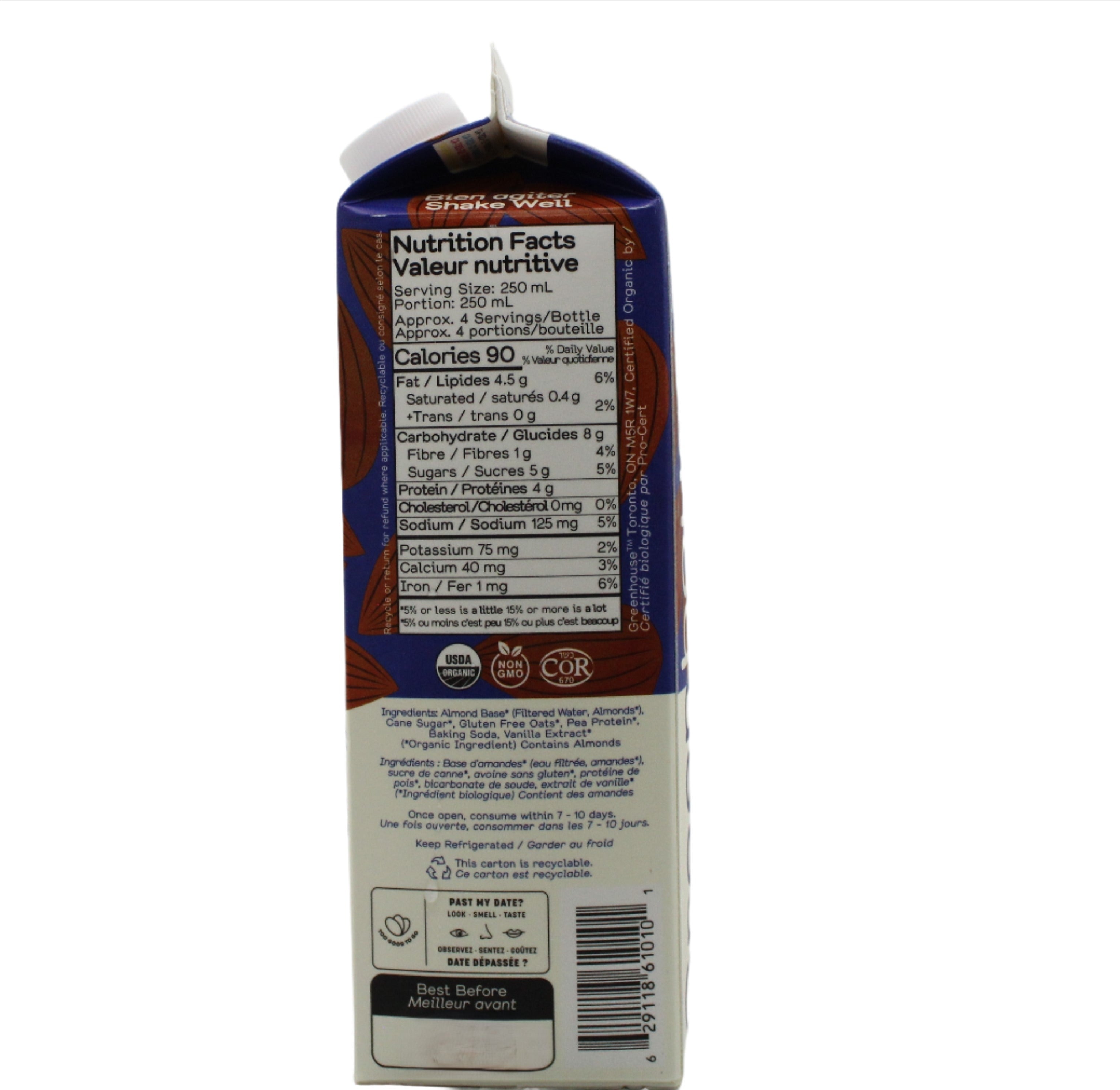 Greenhouse Almondmilk Gable Top