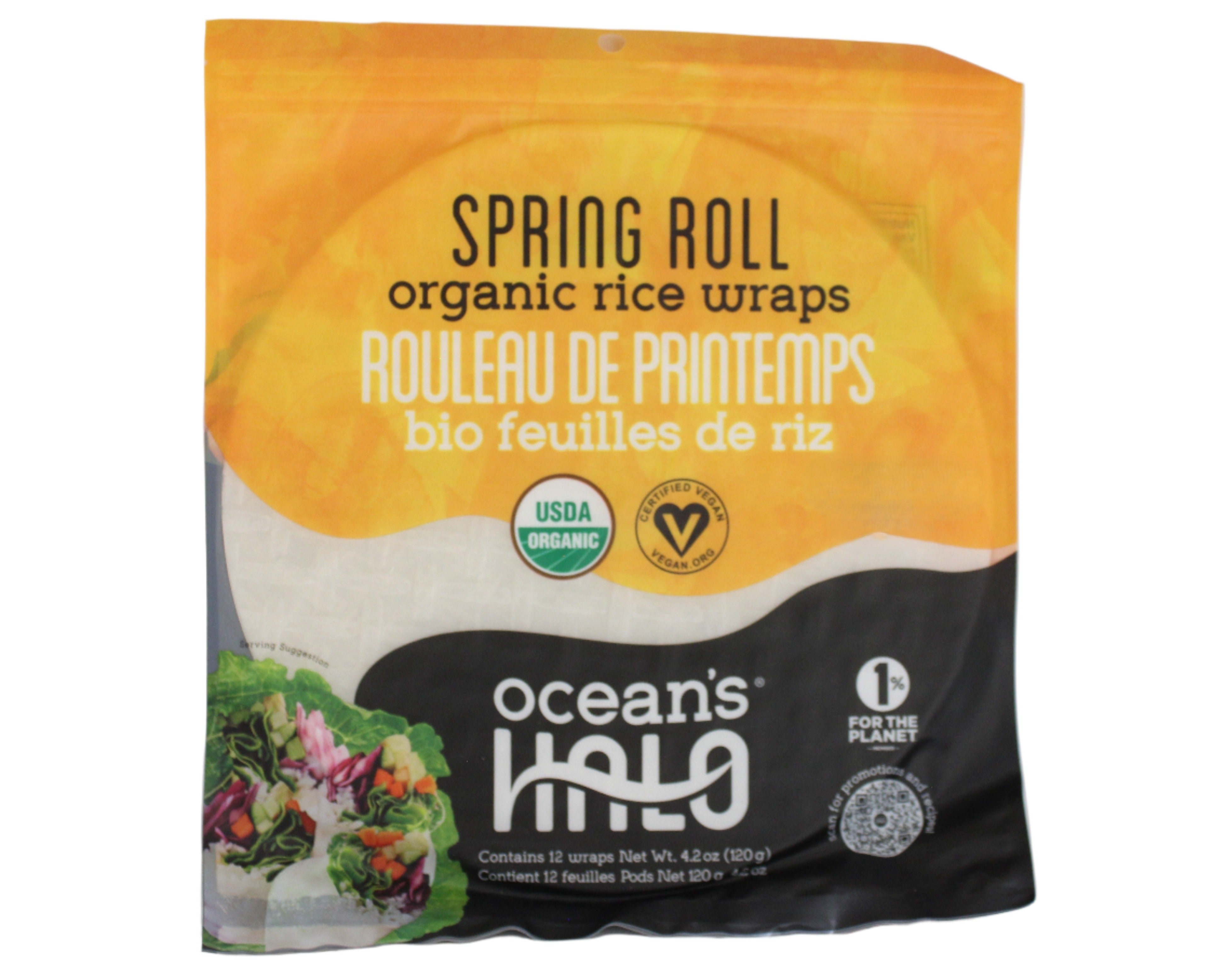 Ocean's Halo Organic Spring Roll Rice Wraps