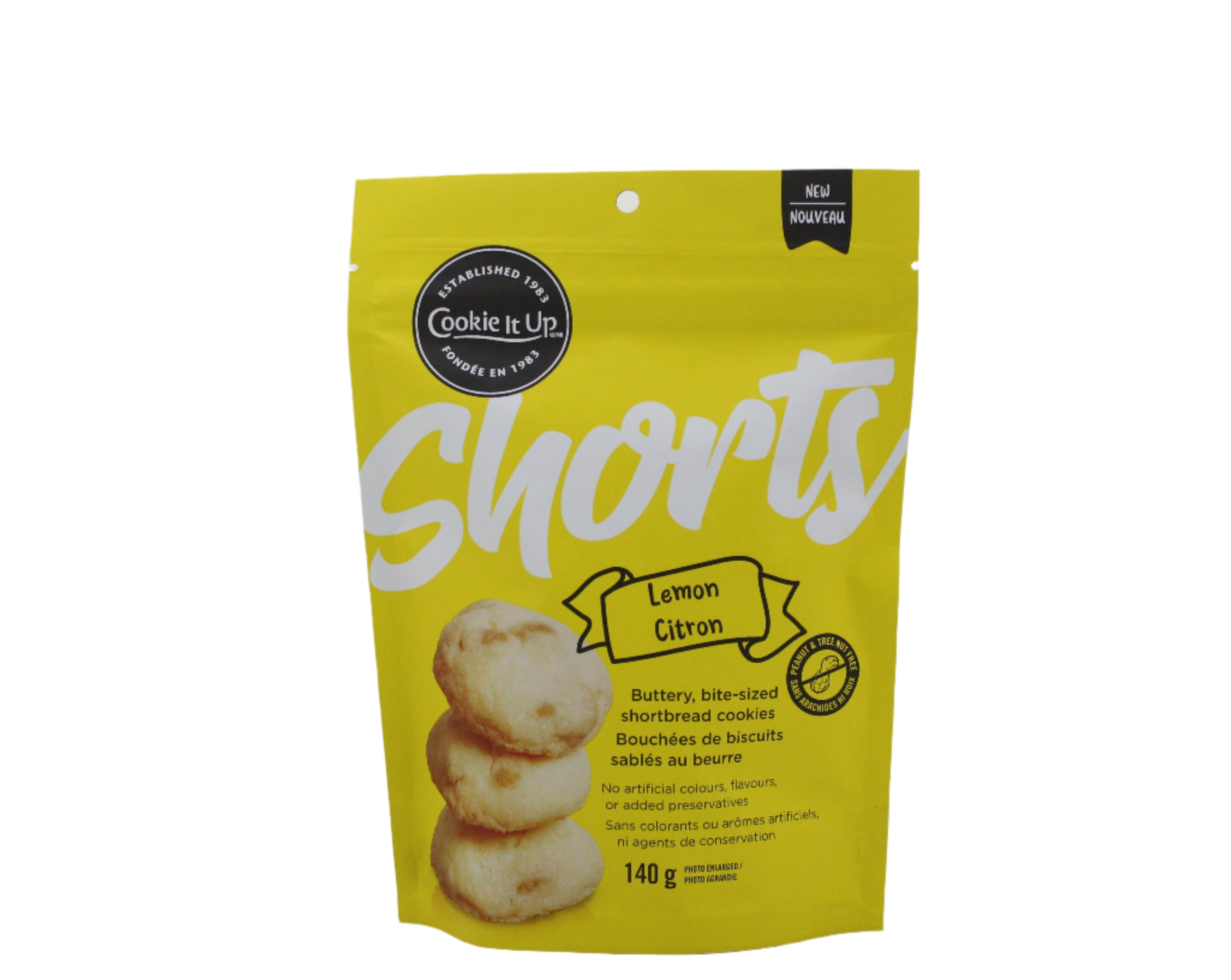 Cookie It Up Lemon Shorts