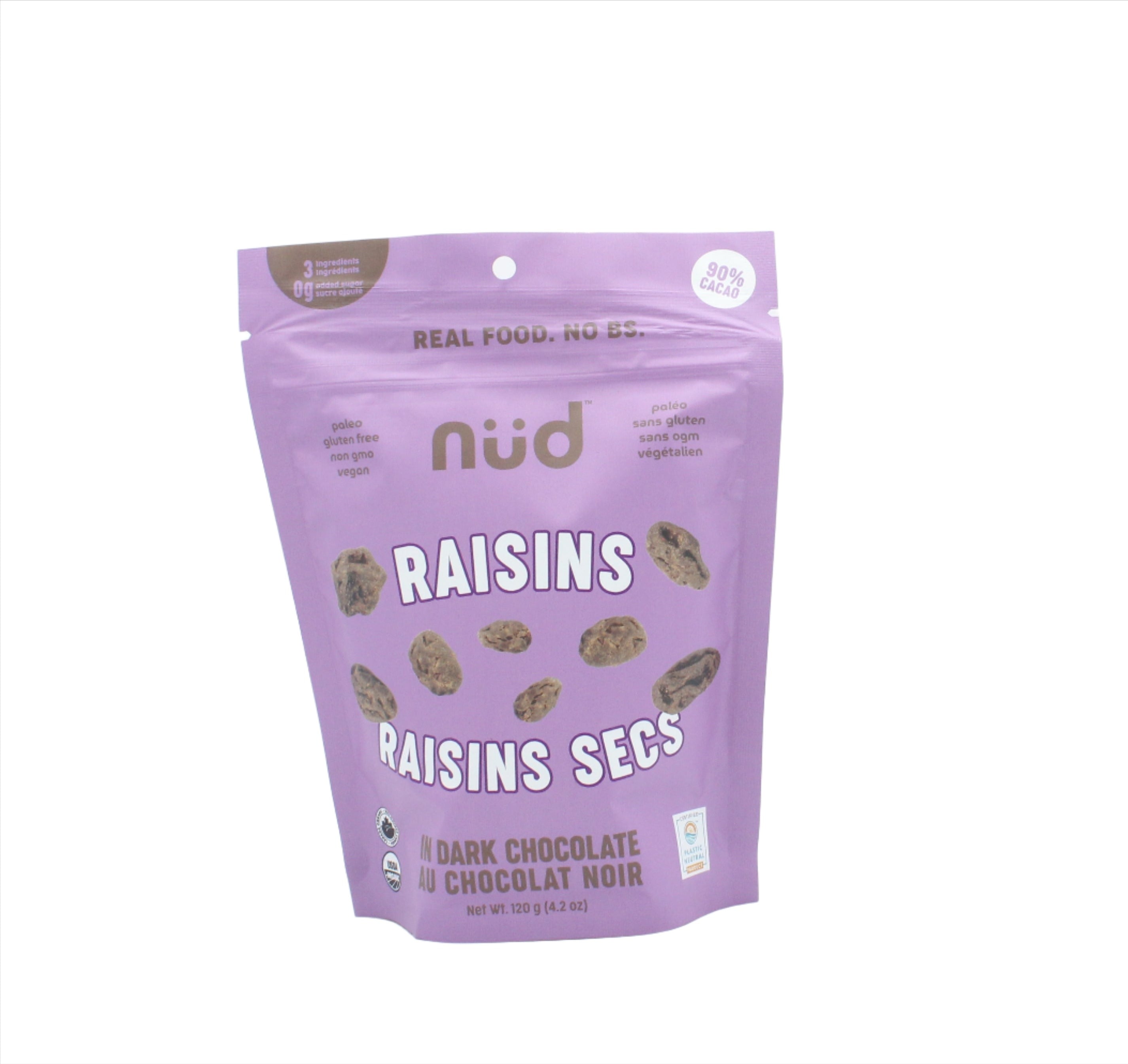 Nud Dark Chocolate Covered Raisins