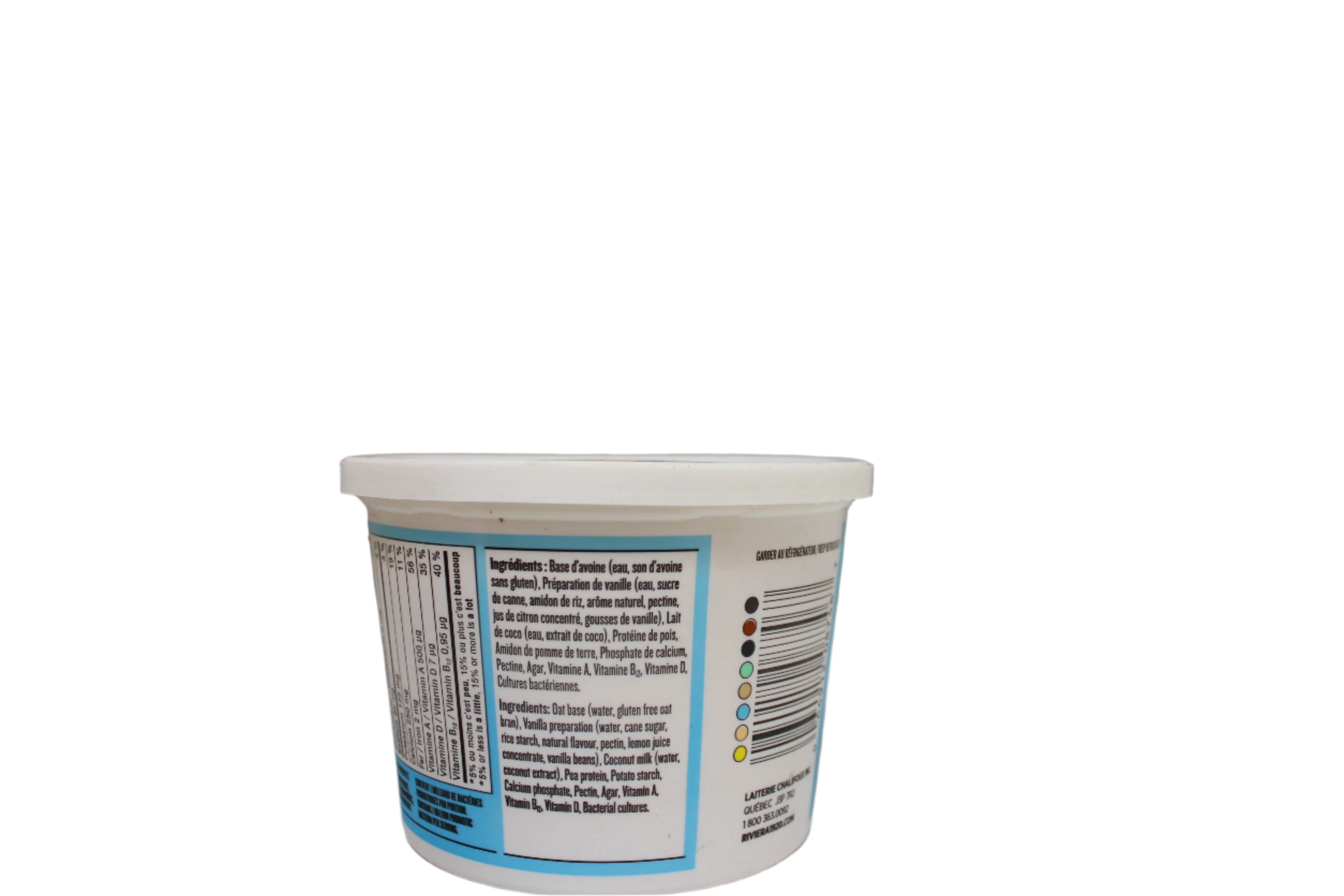 Riviera Vanilla Oat Based Greek Style Yogurt