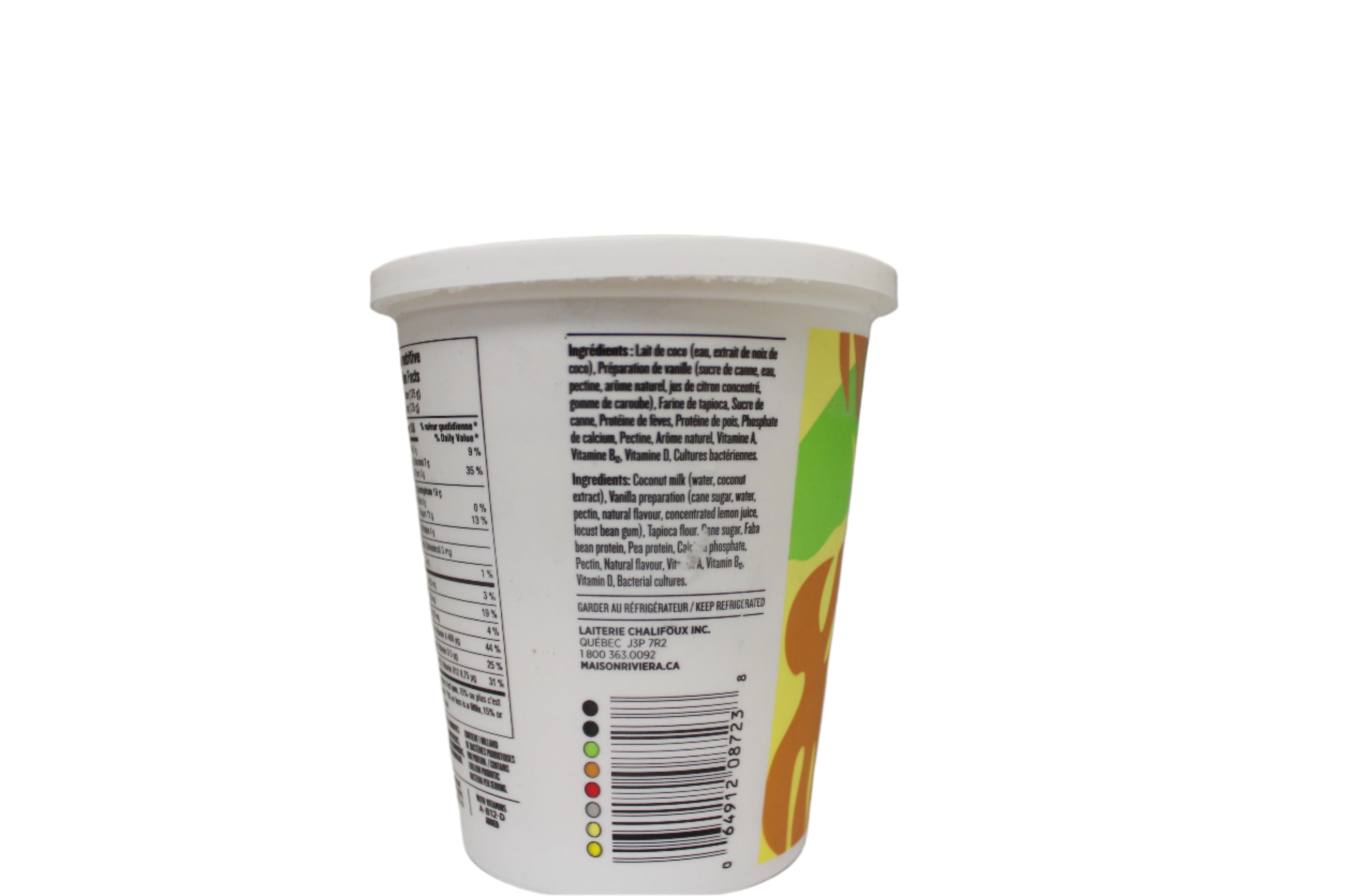 Riviera Coconut Vegan Yogurt - Vanilla