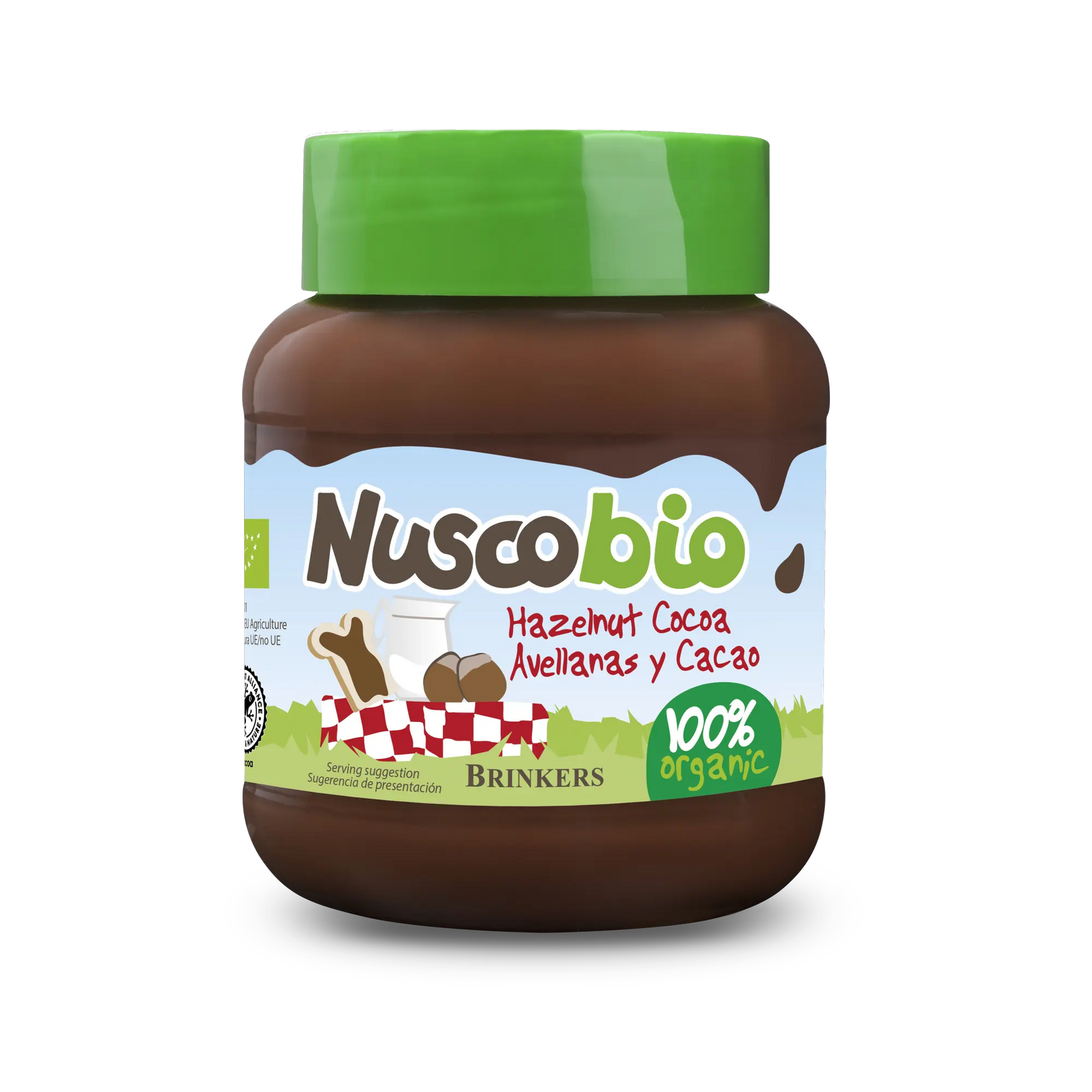Nusco Bio Organic Hazelnut Chocolate Spread