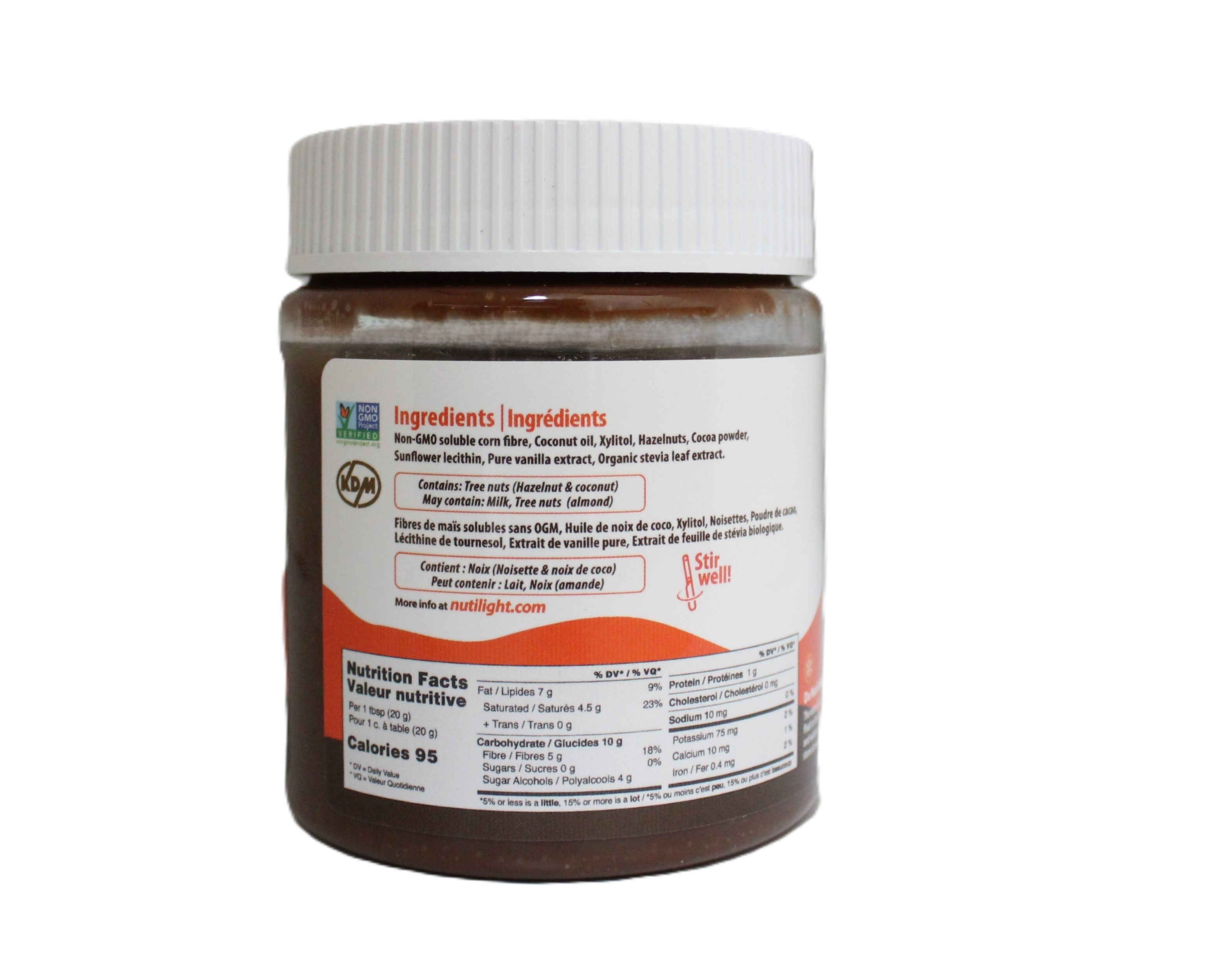 Nutilight Dark Chocolate Hazelnut Spread