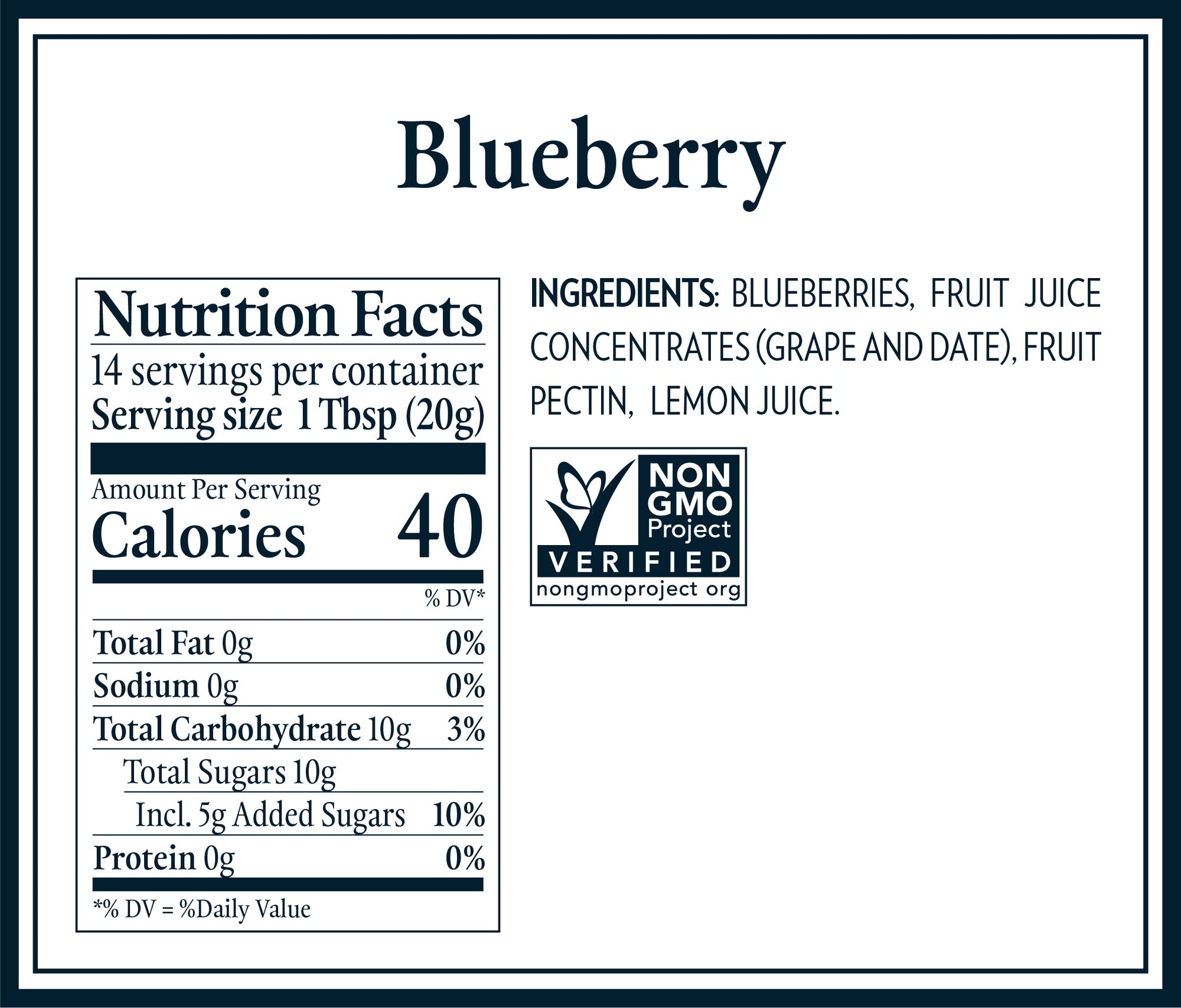 St. Dalfour Wild Blueberry Fruit Spread