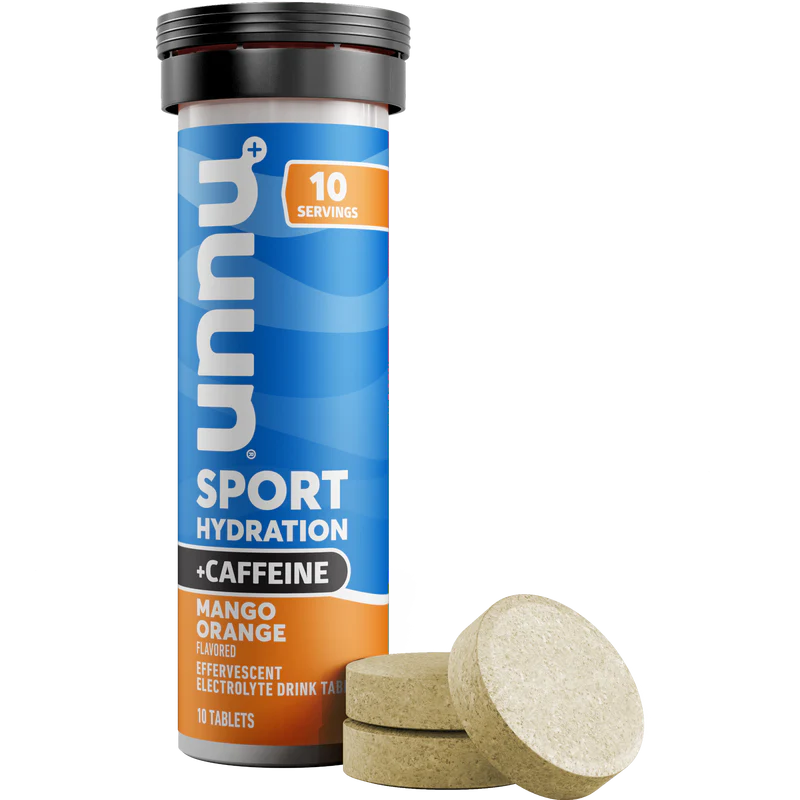 Mango Orange Sport + Caffeine Effervescent Drink Tablets
