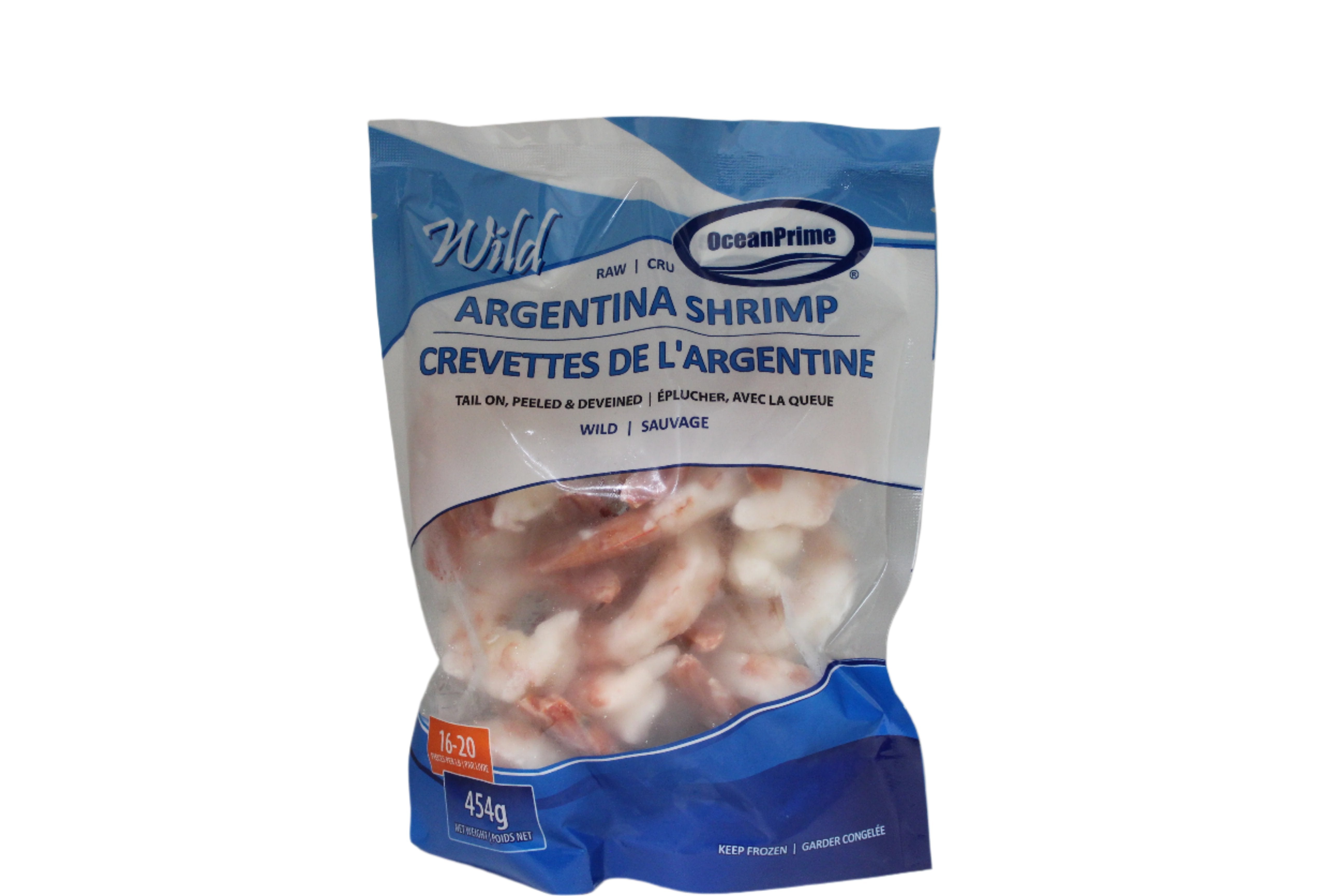Ocean Prime Wild Raw Argentinian Shrimp 16-20