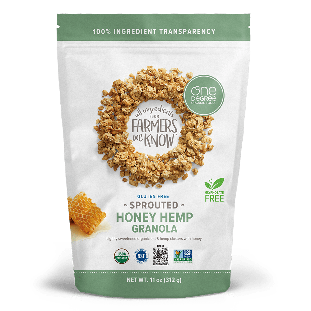 Sprouted Oat Honey Hemp Granola