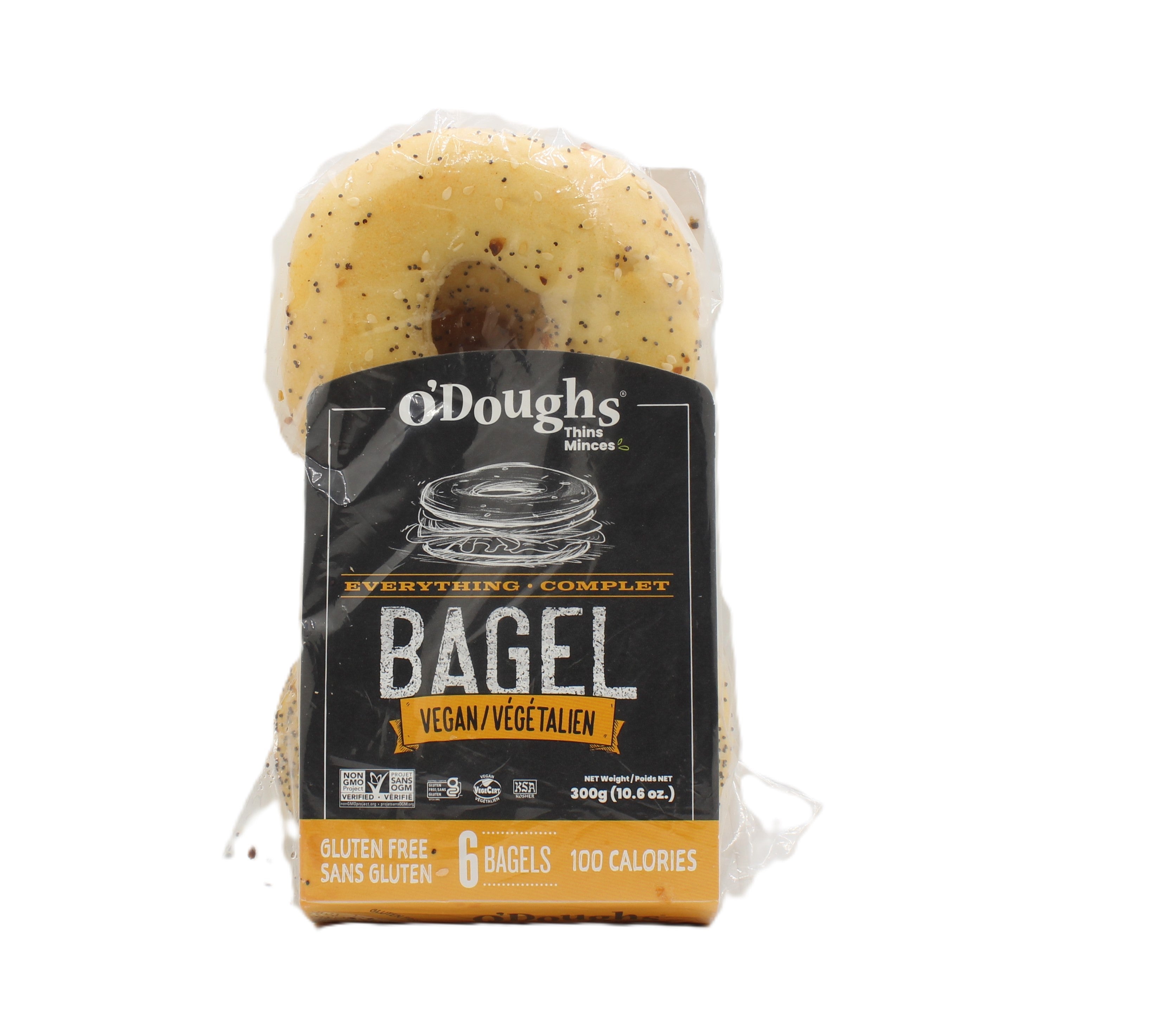 O'doughs Gluten Free Everything Bagel