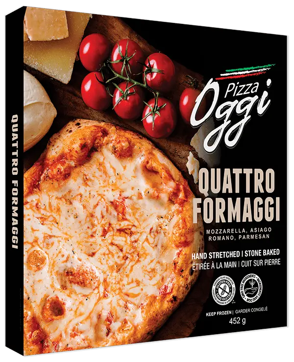Oggi Foods Quattro Formaggi Pizza