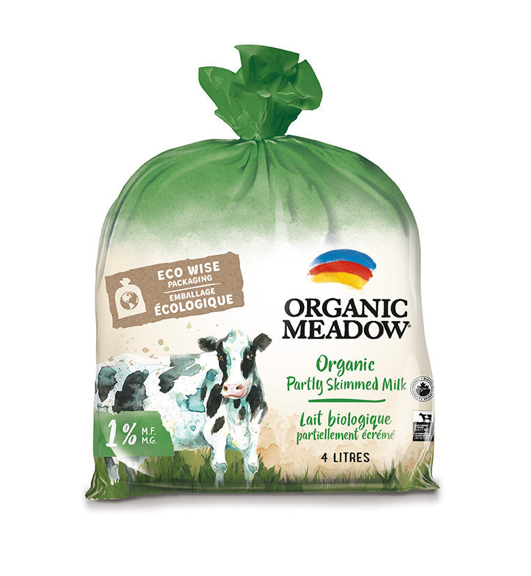 Organic Meadow Partly Skimmed Milk 1%