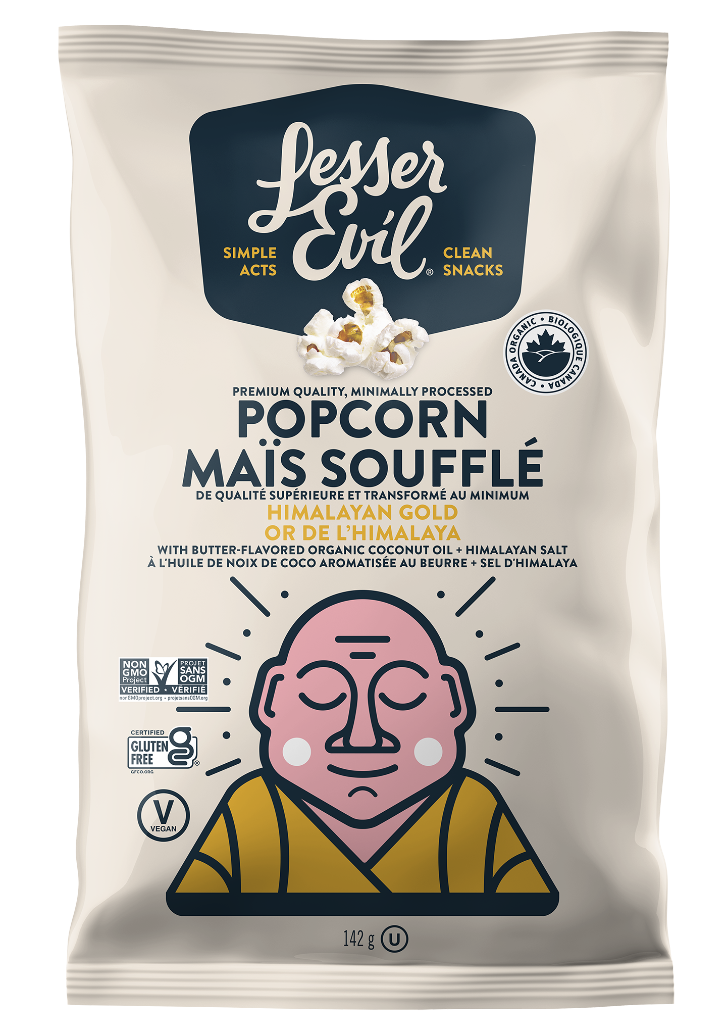 Lesser Evil Himalayan Gold Popcorn