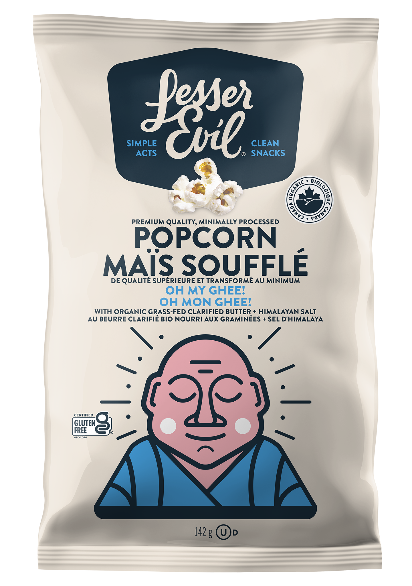 Lesser Evil Oh My Ghee! Popcorn