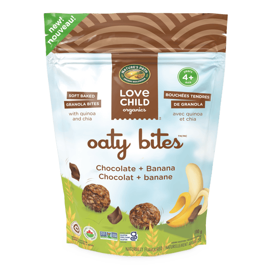 Chocolate + Banana Oaty Bites