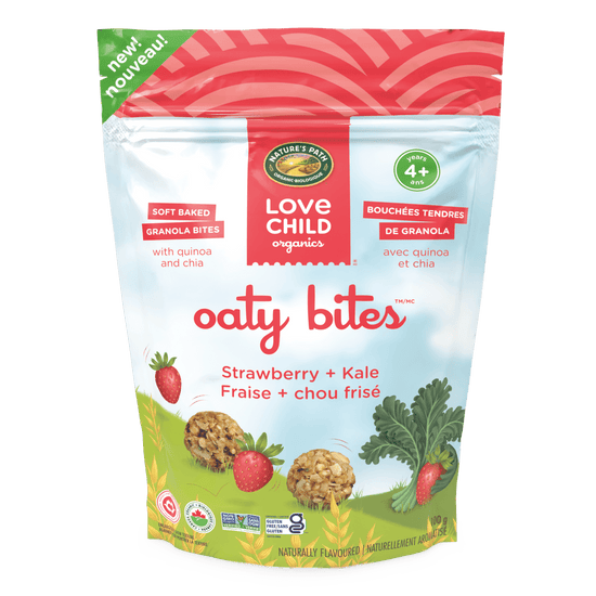 Strawberry + Kale Oaty Bites