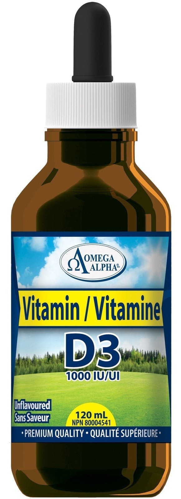Omega Alpha Vitamin D3 Unflavoured