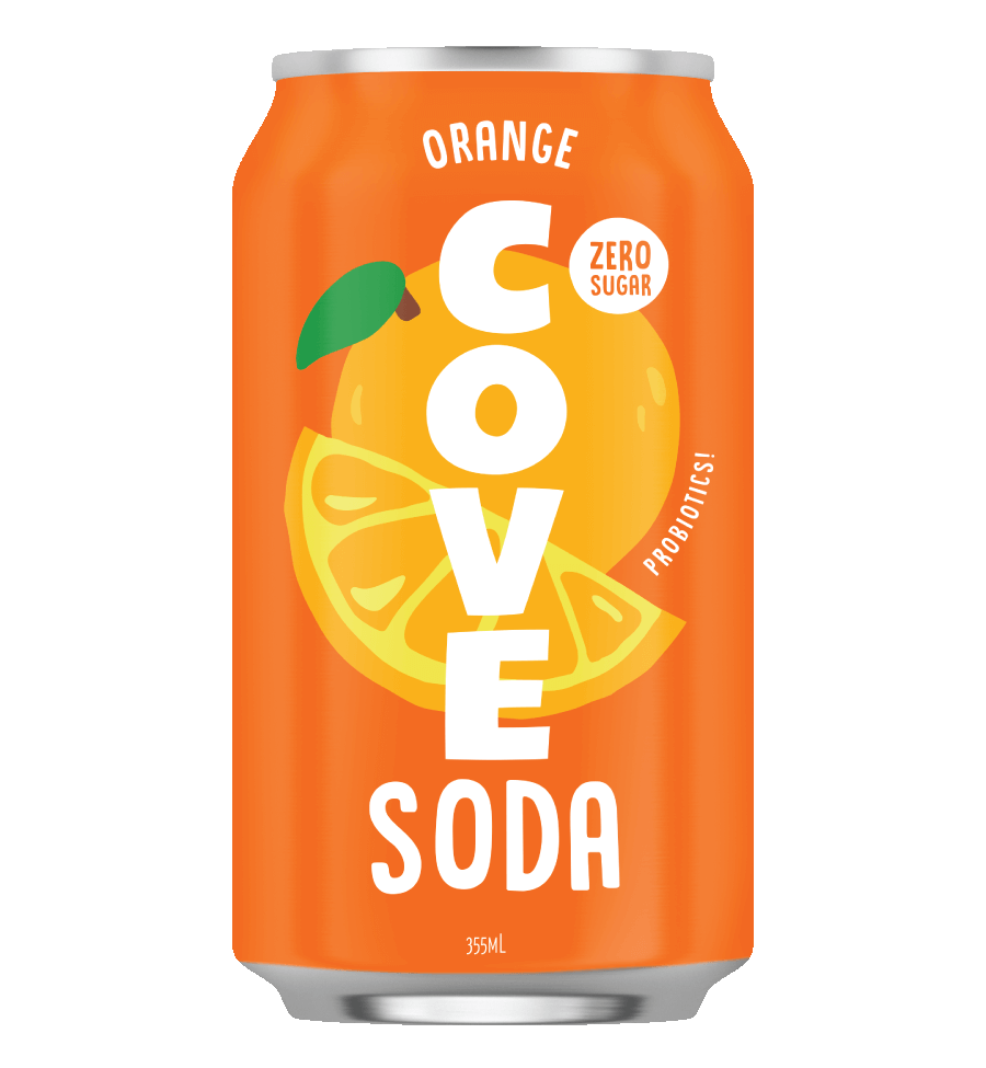 Cove Kombucha Orange Probiotic Soda