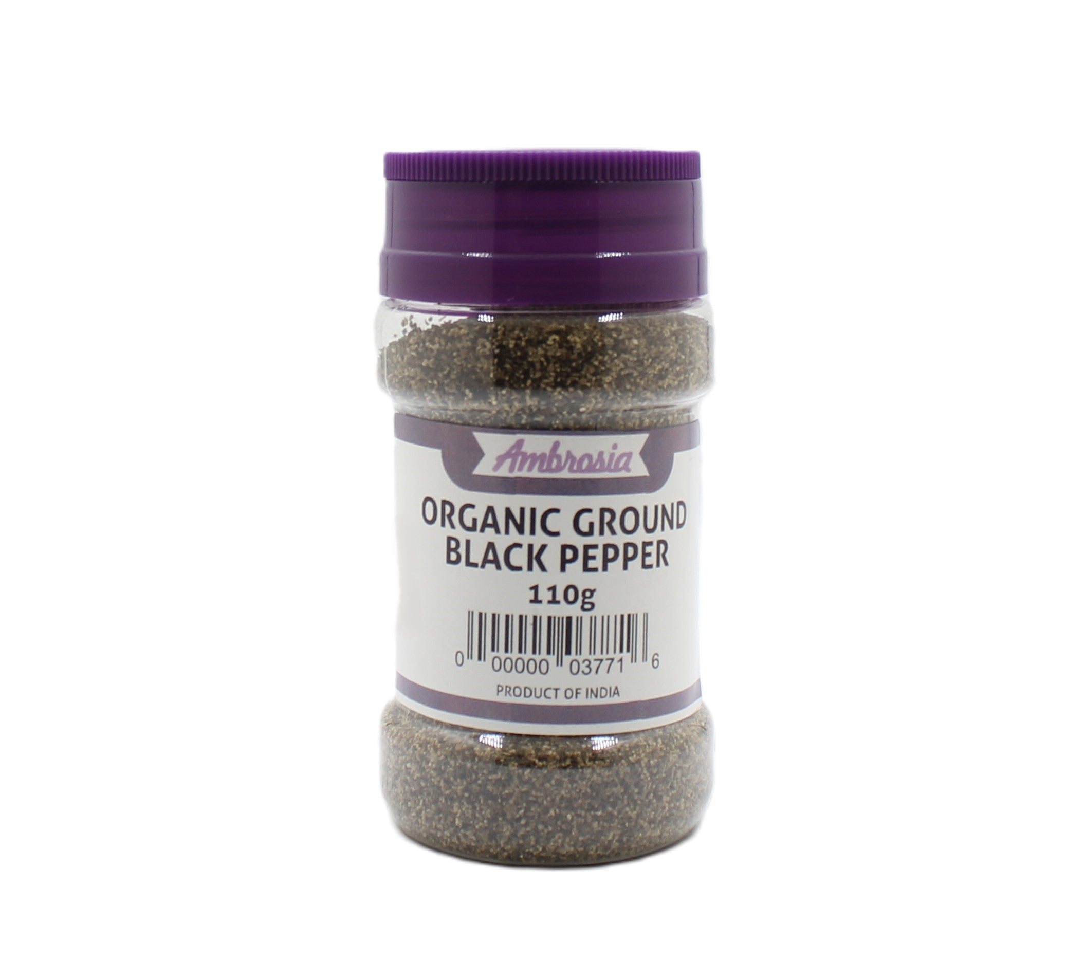 Ambrosia Org Ground Black Pepper