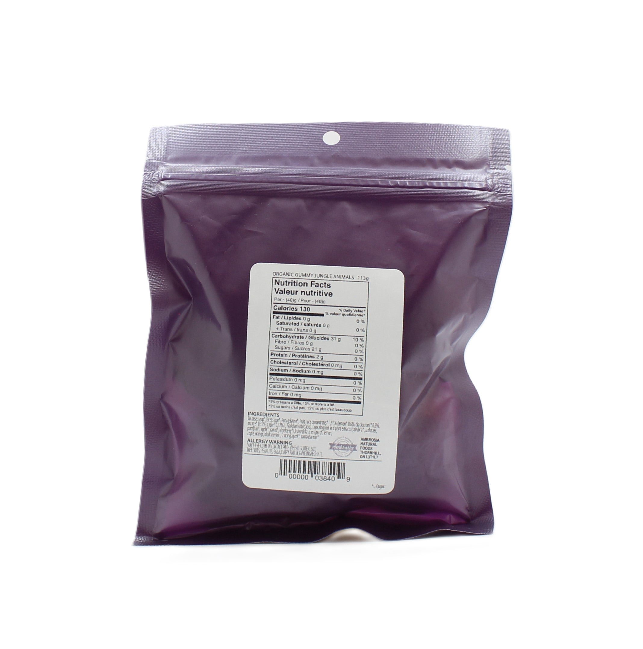 Ambrosia Organic Gummy Jungle Animals