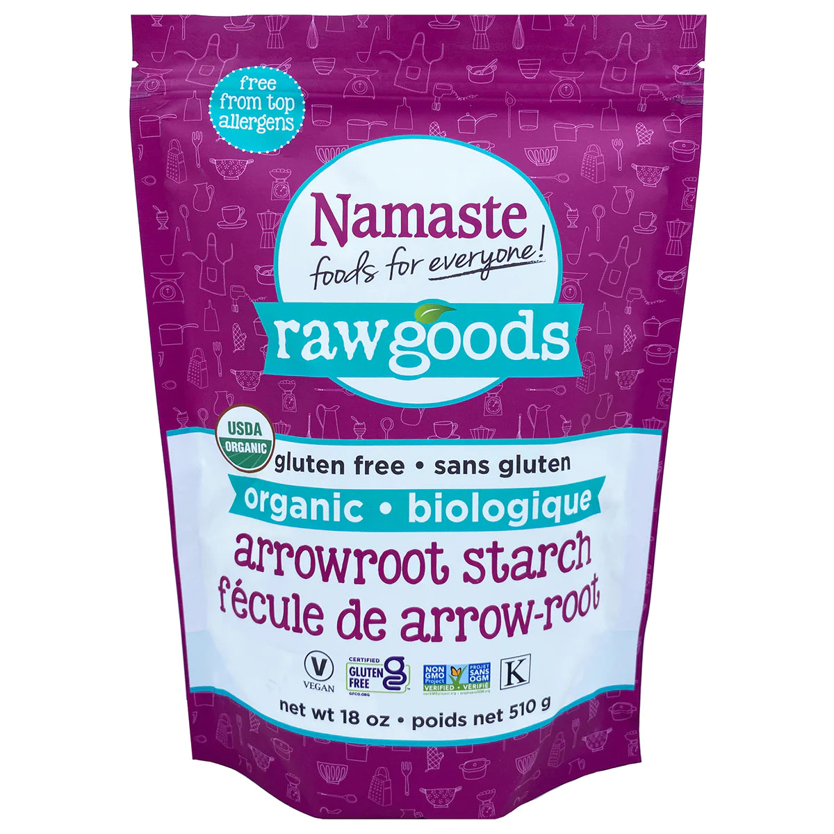 Organic Gluten-Free Arrowroot Starch