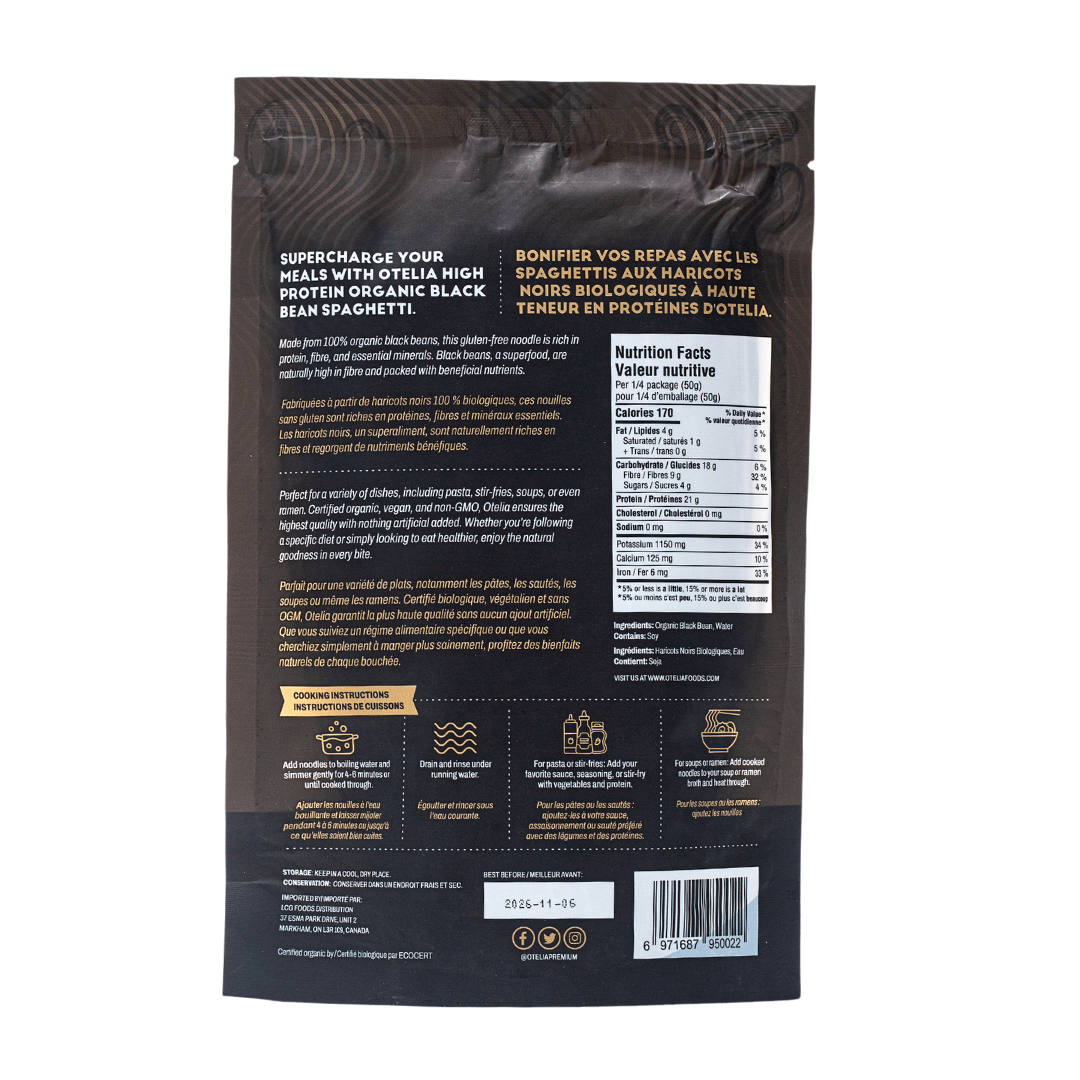 Otelia Organic Black Bean Spaghetti