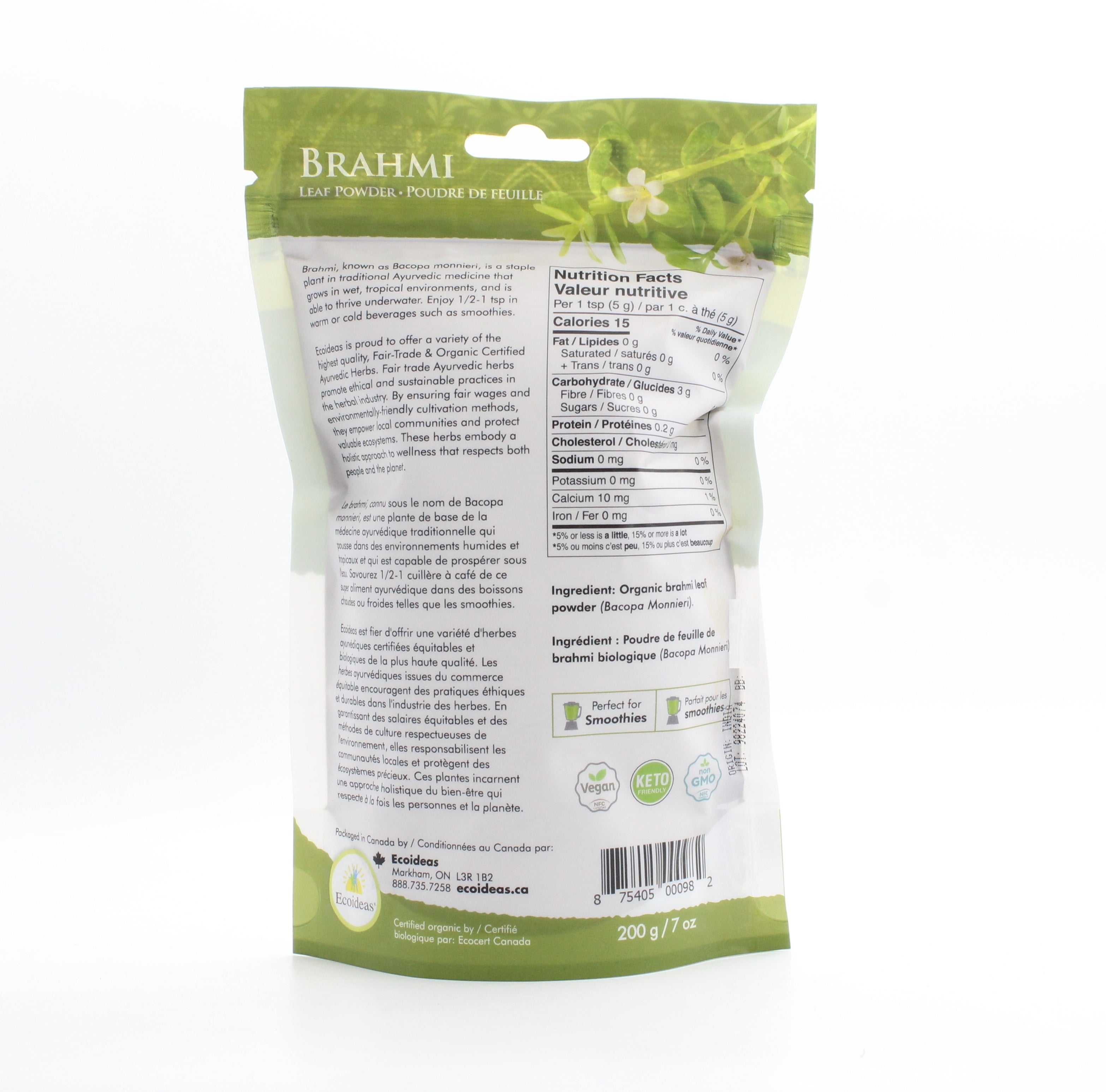Ecoideas Org Brahmi Leaf Powder