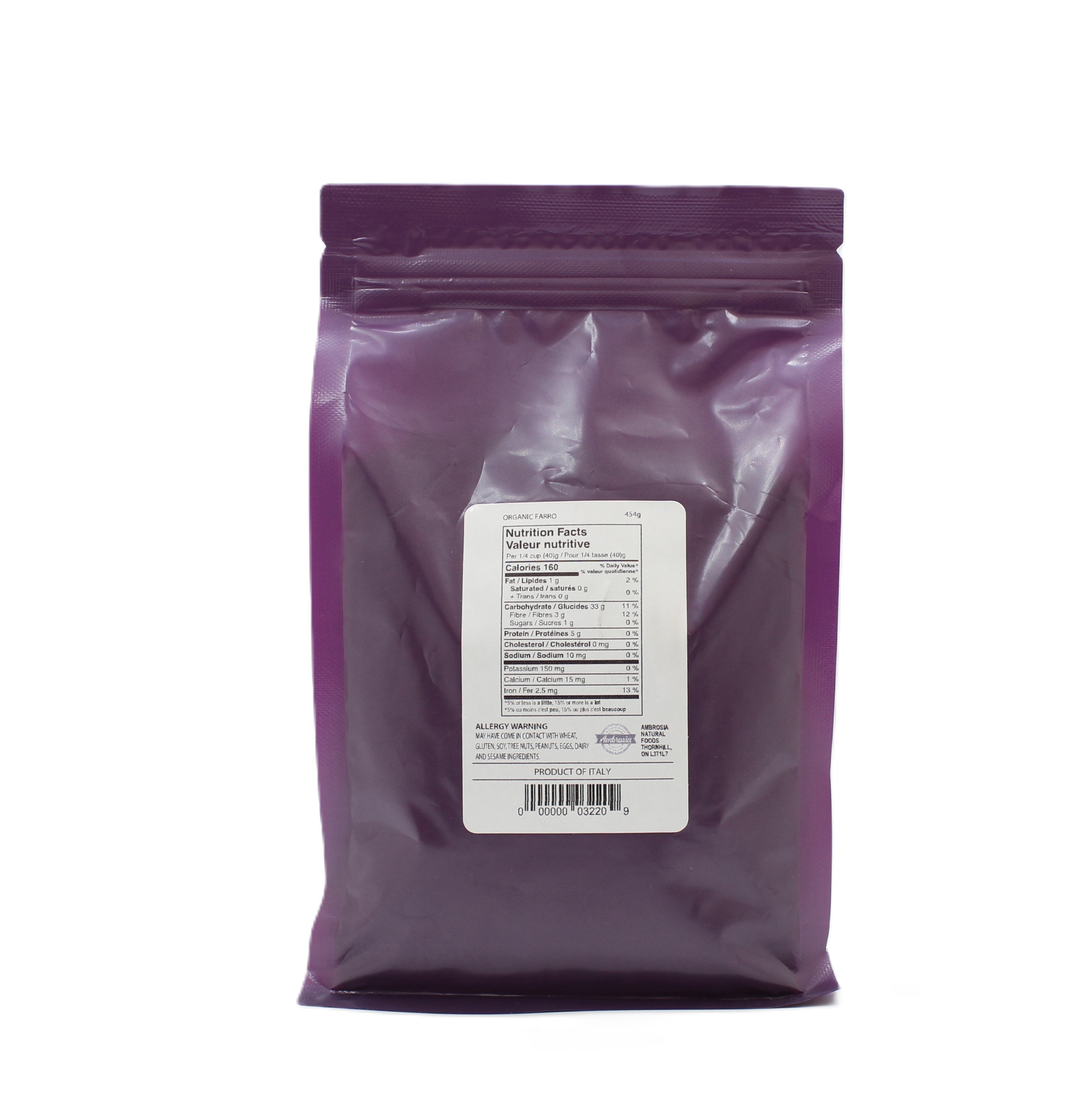 Ambrosia Organic Farro