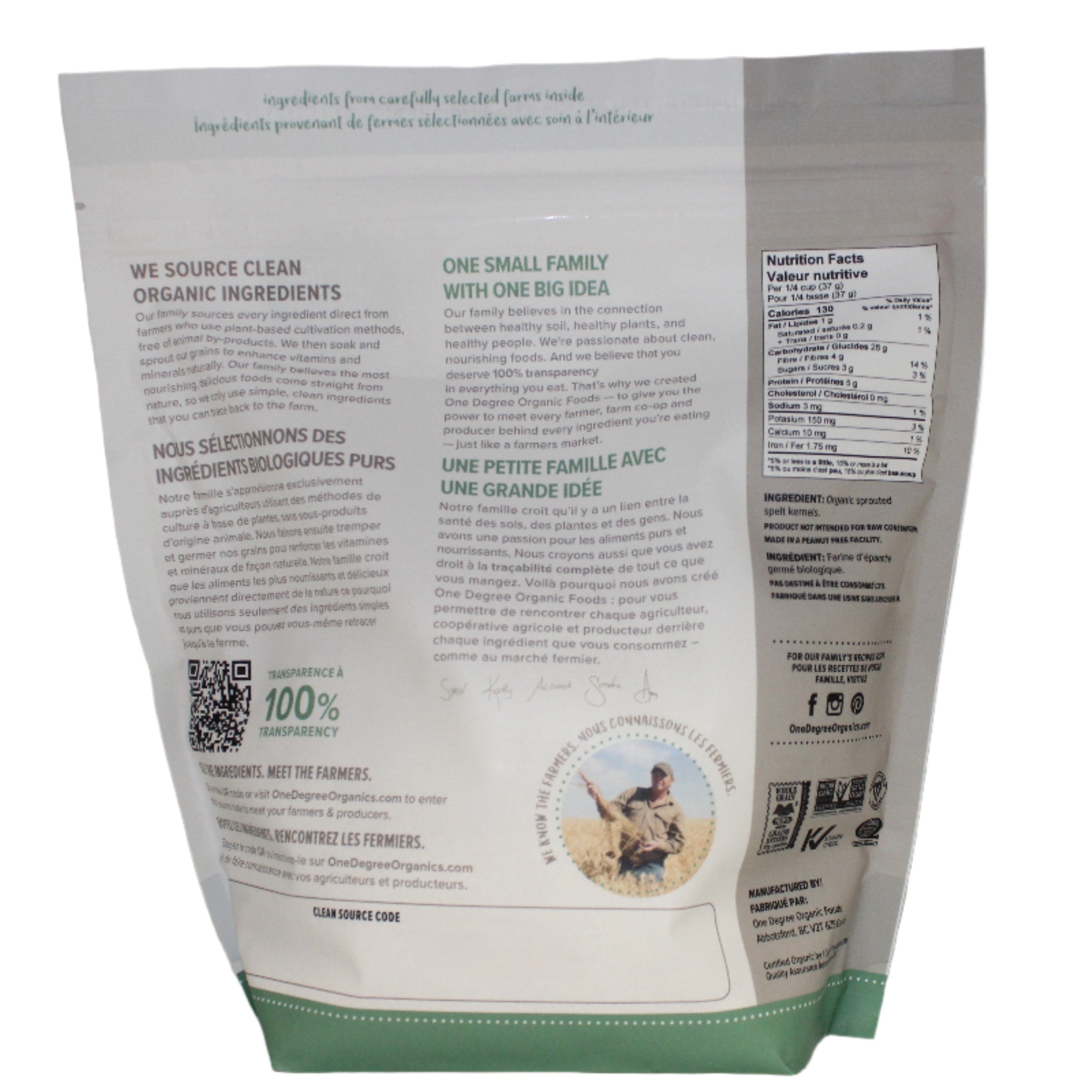 Organic Sprouted Spelt Flour