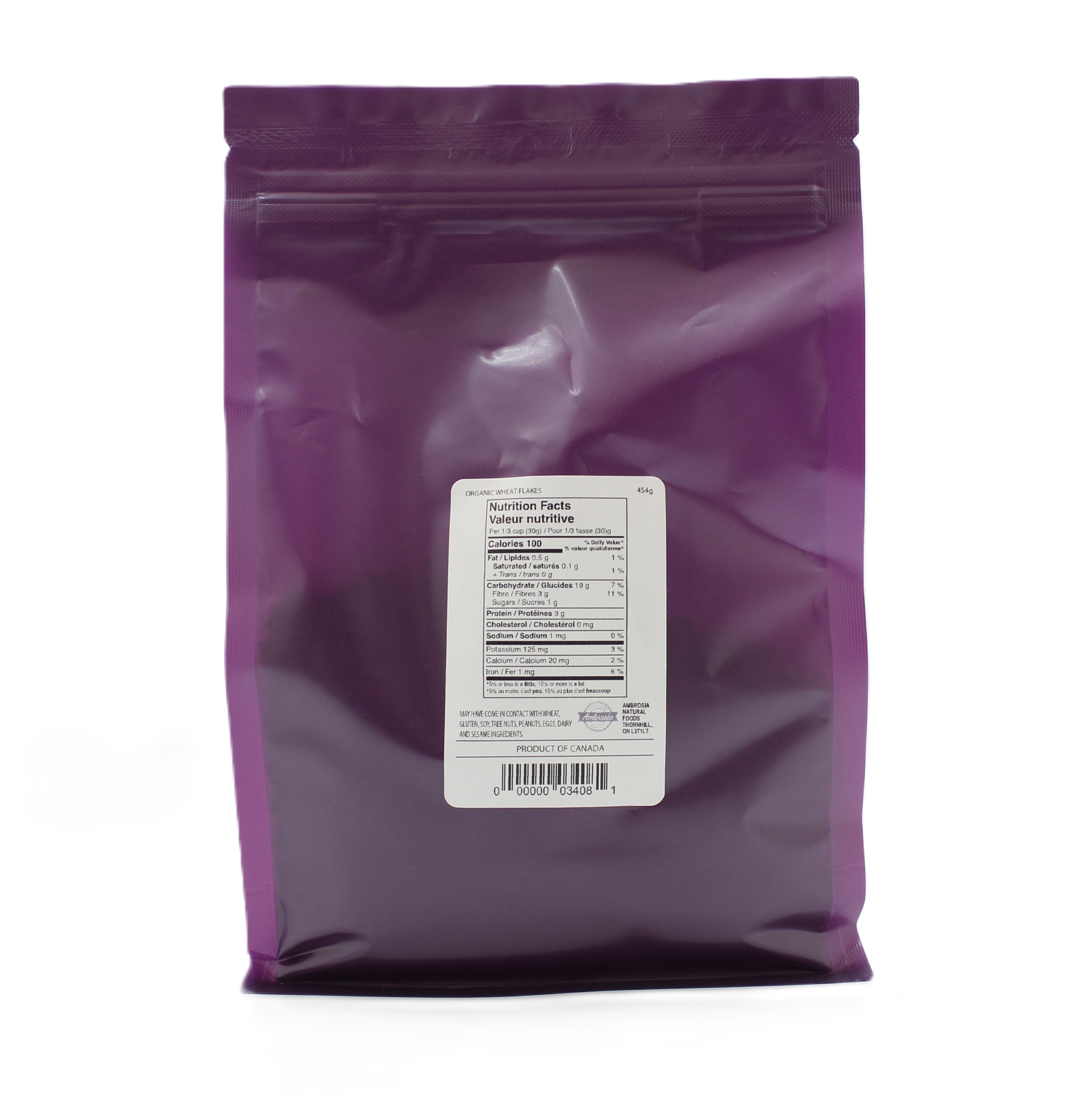 Ambrosia Org Wheat Flakes