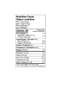 Ozery Bakery The Perfect Bun - Breakfast Buns