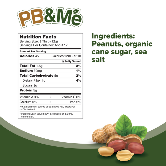 PB & Me Traditional Powdered Peanut Butter