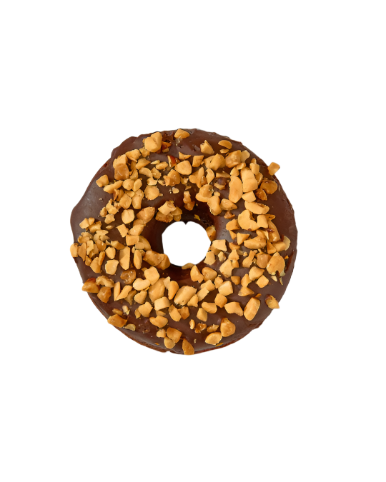 Veg G/F Chocolate Peanut Butter Doughnuts
