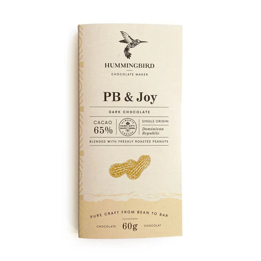 PB & Joy 65% Dark Chocolate Bar