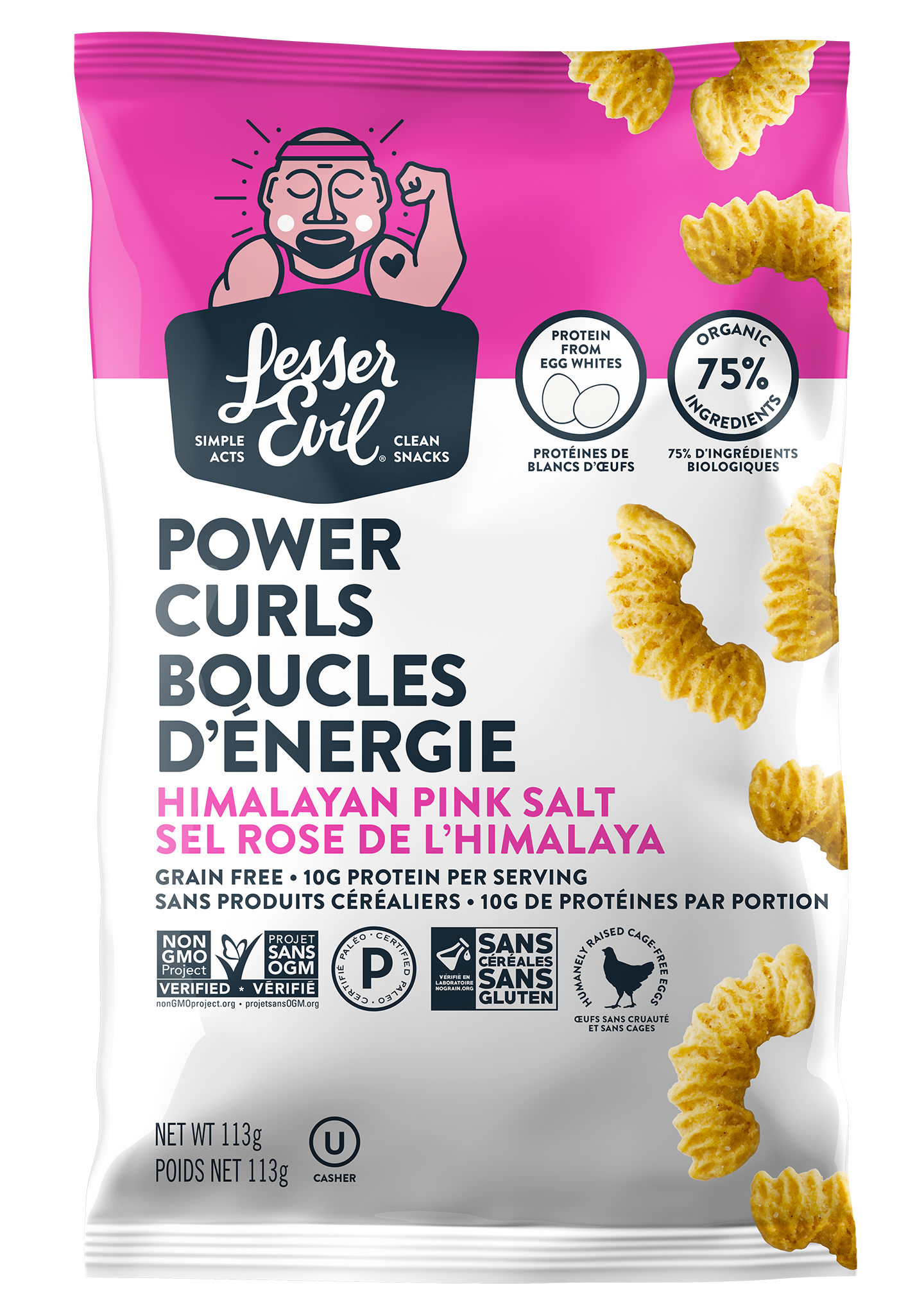 Lesser Evil Himalayan Pink Salt Power Curls