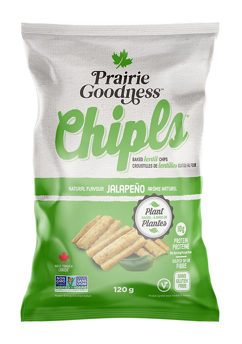 Prairie Goodness Vegan Gluten-Free Jalapeno Baked Lentil Chipls