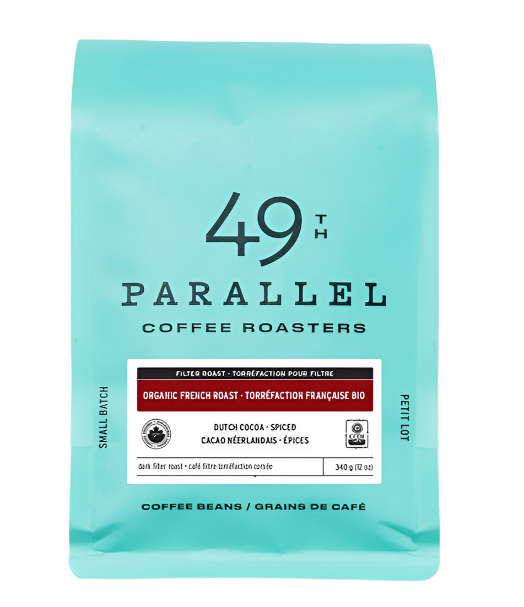 49th Parallel Organic French Roast Whole Coffee