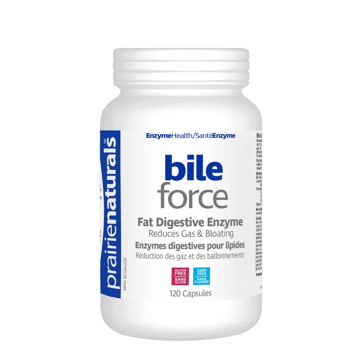 Prairie Naturals Bileforce Fat Digestive Enzyme