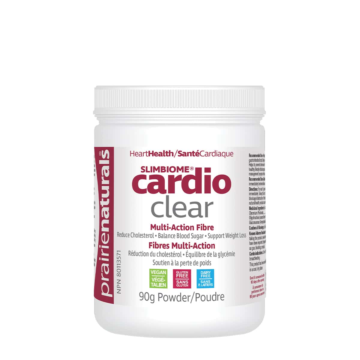 Prairie Naturals SlimBiome Cardio Clear Multi-Action Fibre