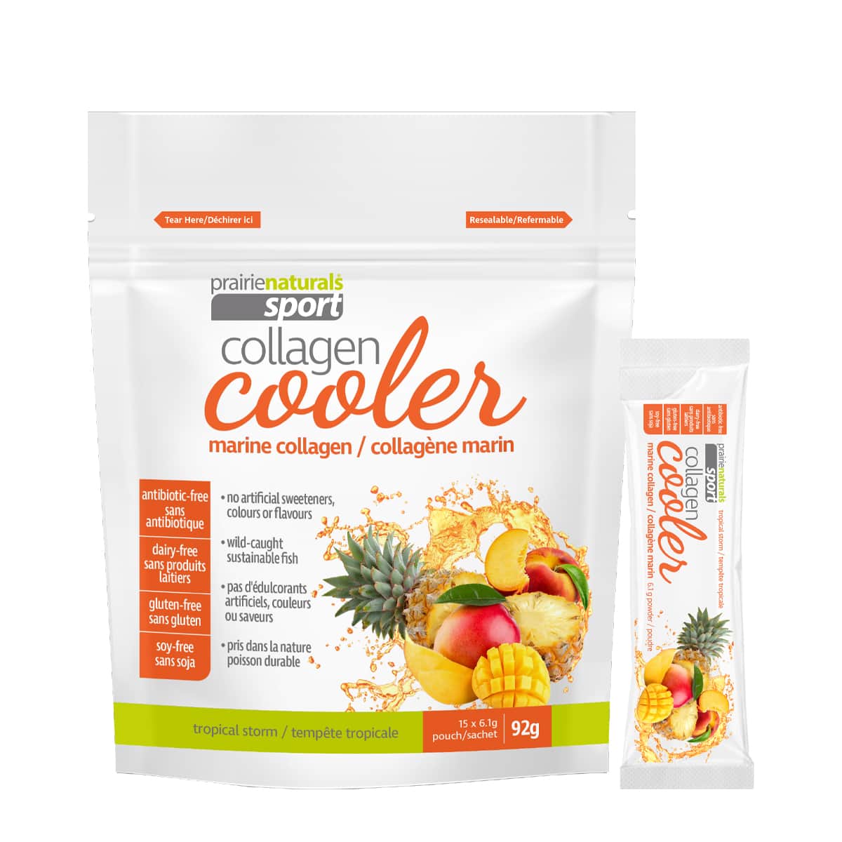 Prairie Naturals Tropical Storm Marine Collagen Cooler
