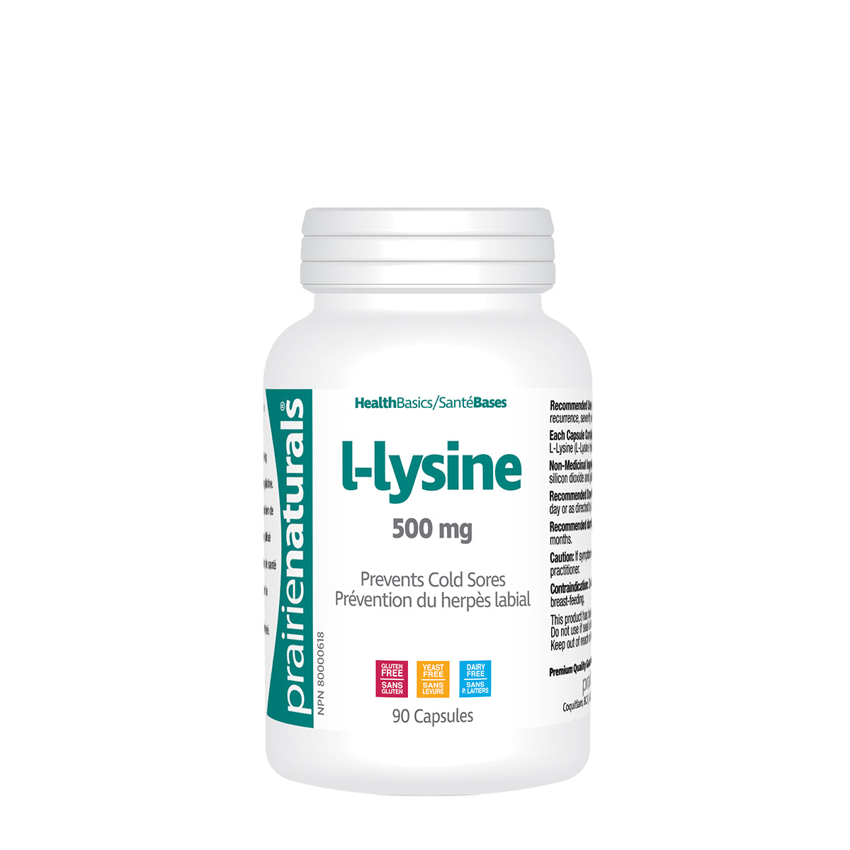 Prairie Naturals Lysine - 500mg