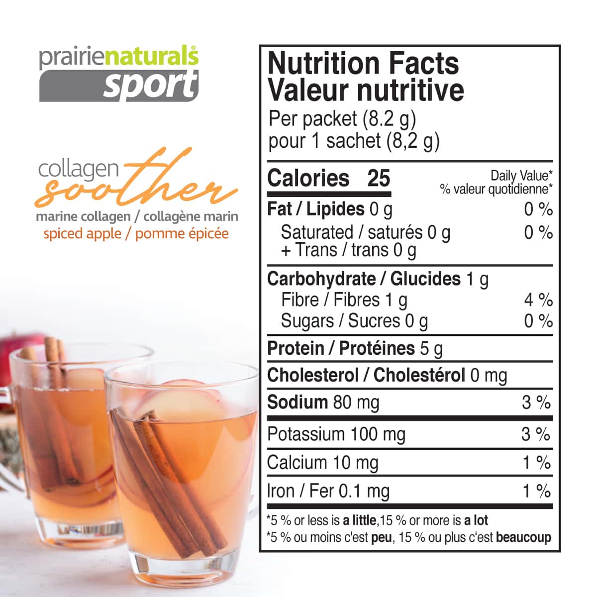 Prairie Naturals Spiced Apple Marine Collagen Soother