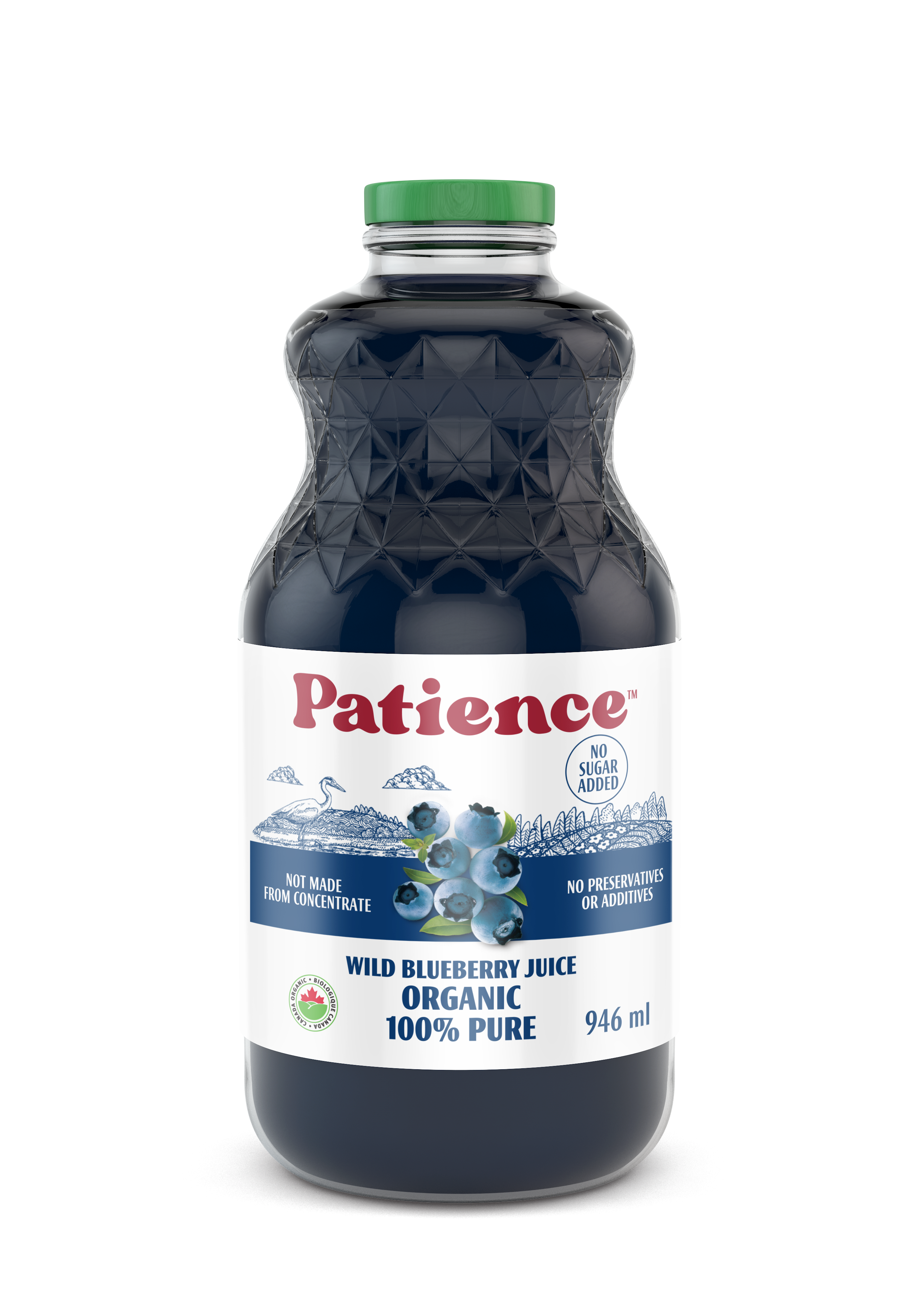 Patience Fruit & Co. Organic Wild Blueberry Juice