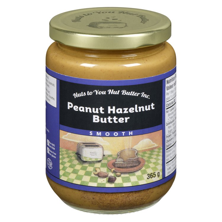 Nuts To You Smooth Peanut Hazelnut Butter