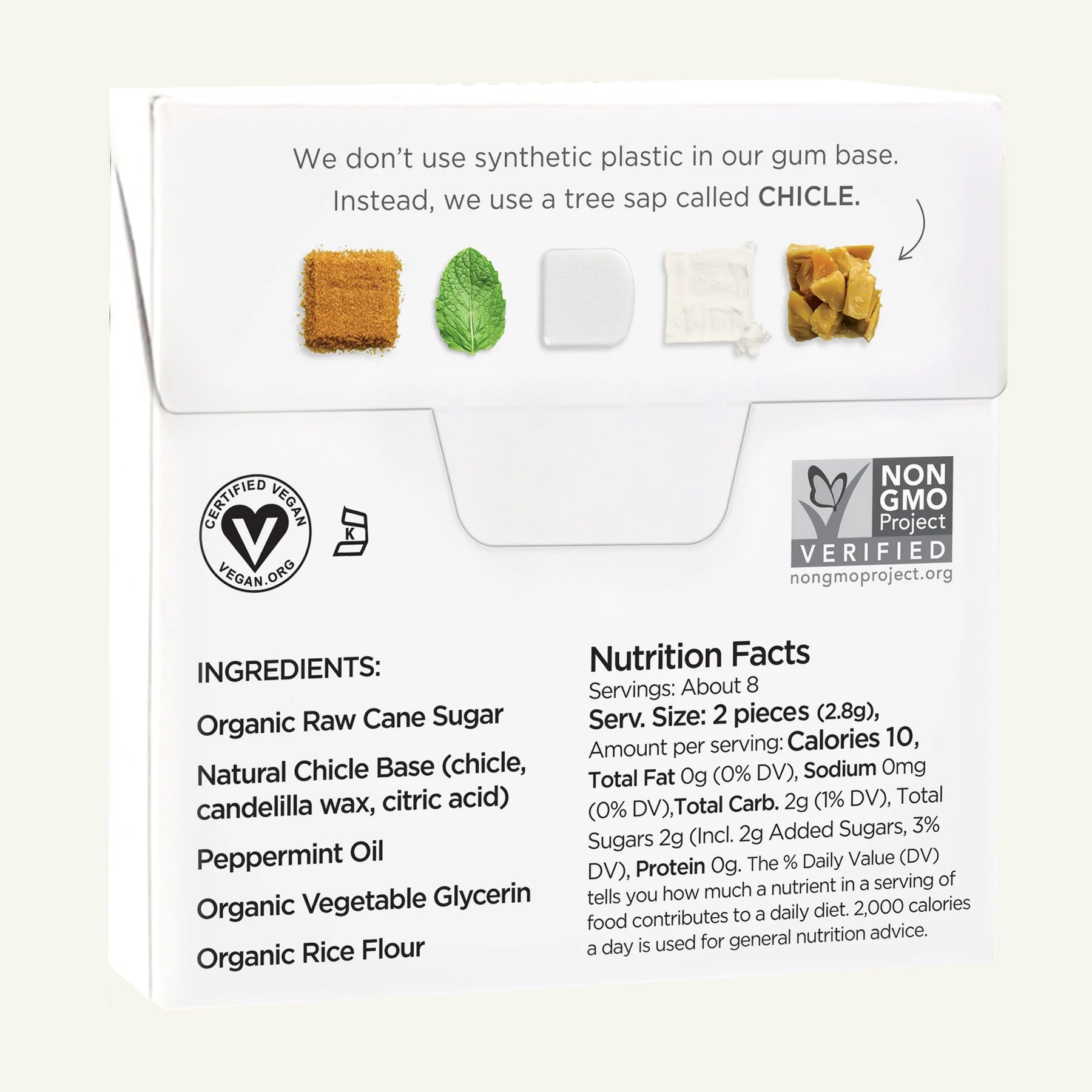 Simply Gum Peppermint Natural Chewing Gum