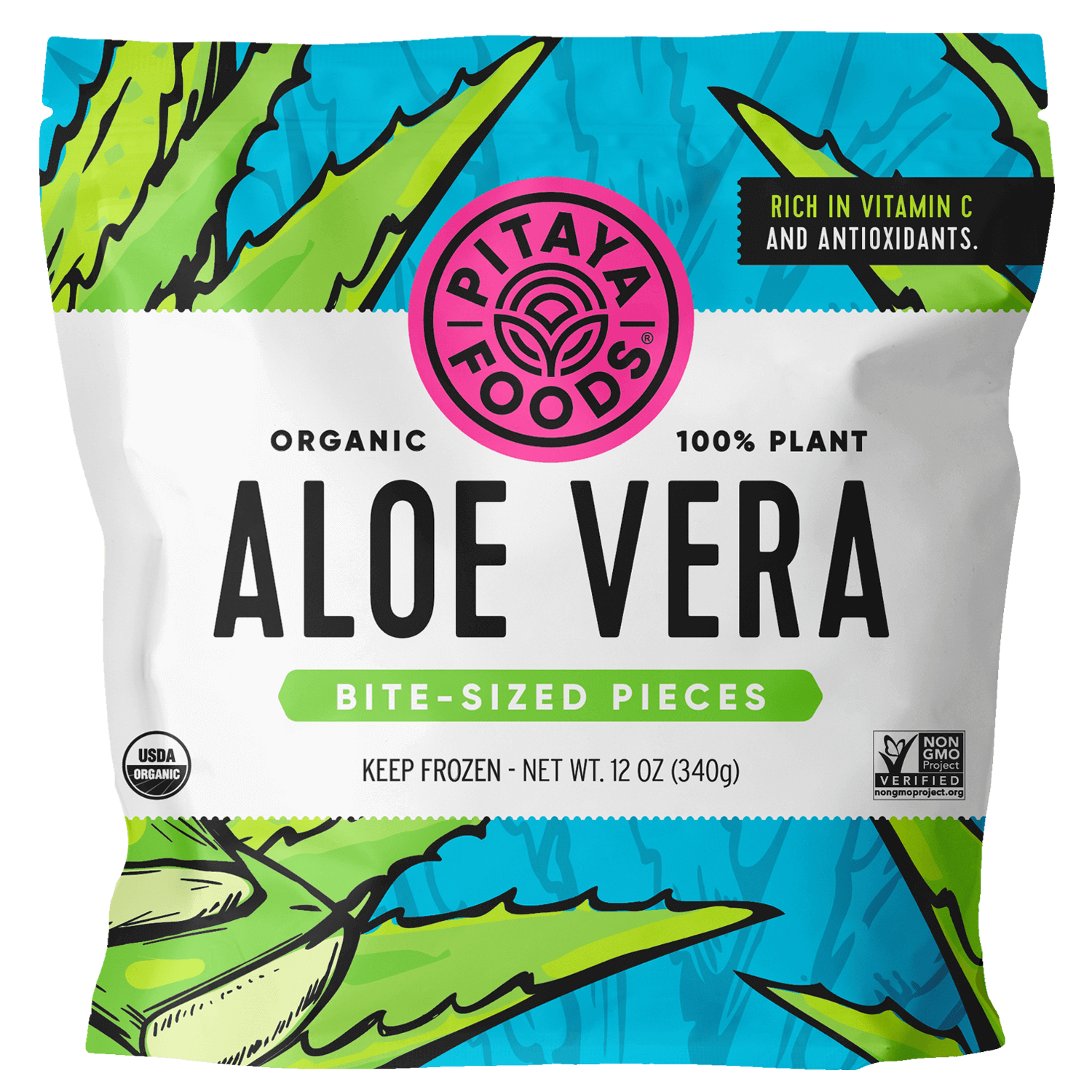 Organic Aloe Vera Bite Sized Pieces