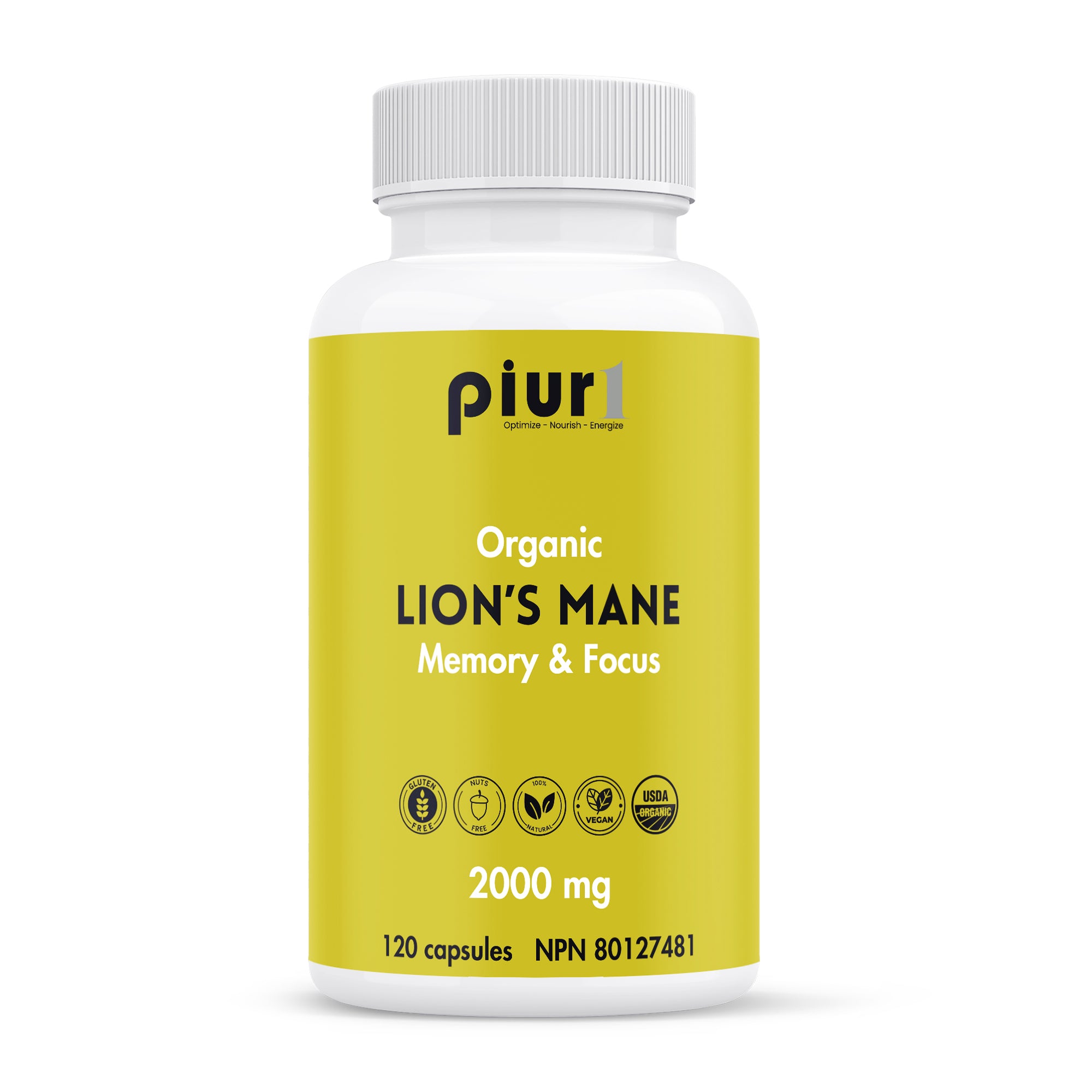 Piur1 Organic Lion's Mane