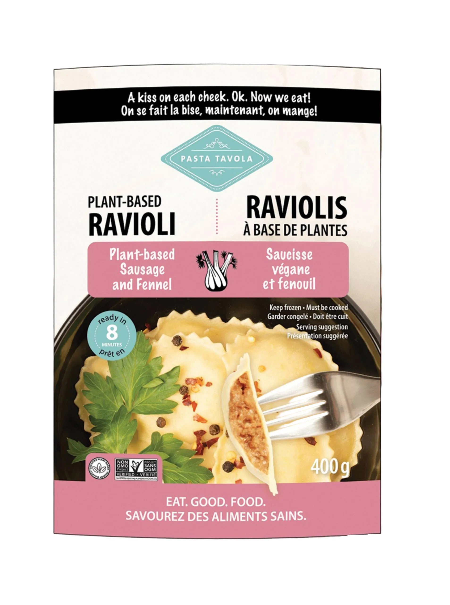 Pasta Tavola Plant-Based Sausage & Fennel Ravioli